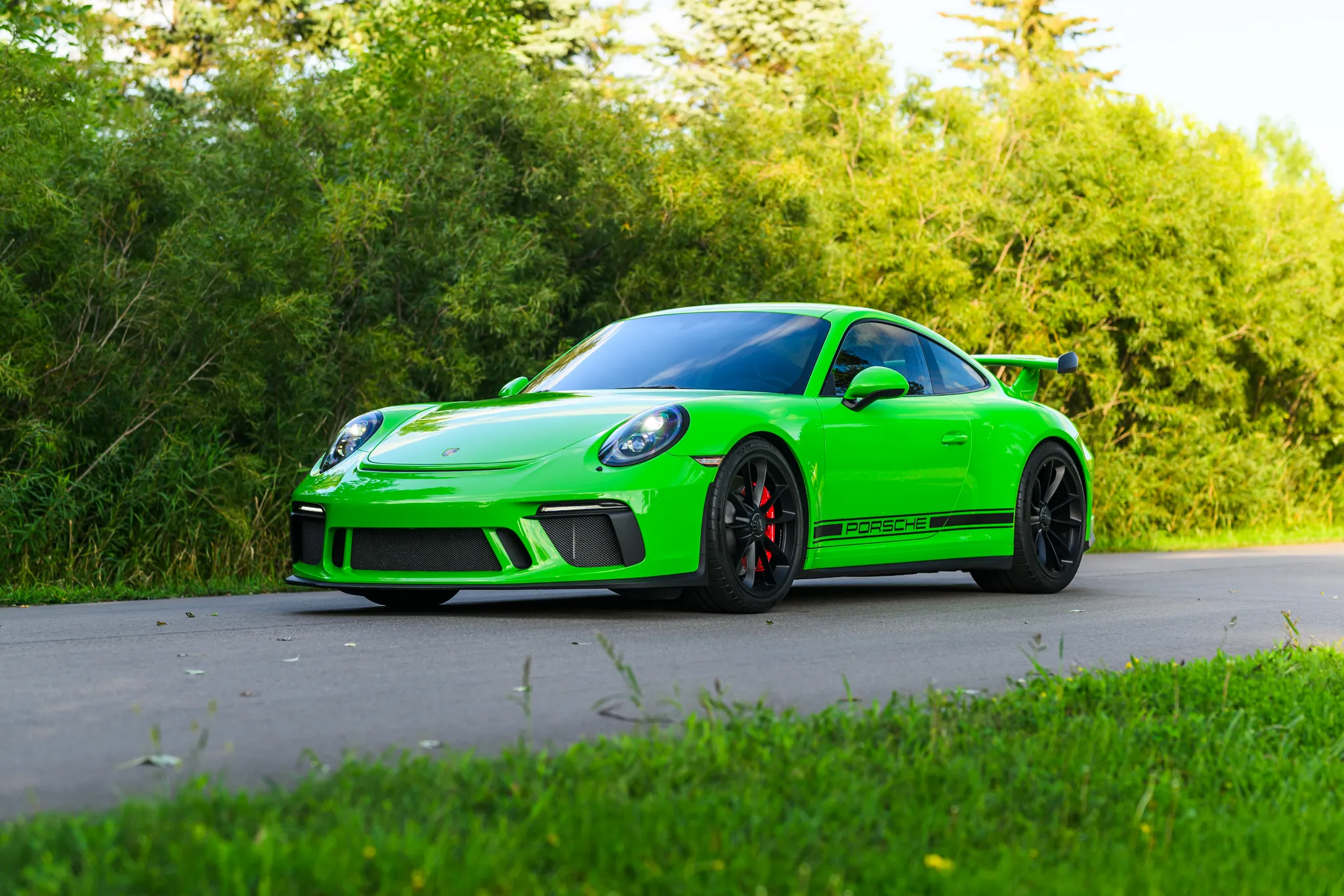 2018 Porsche 911 GT3 in Green Yellow