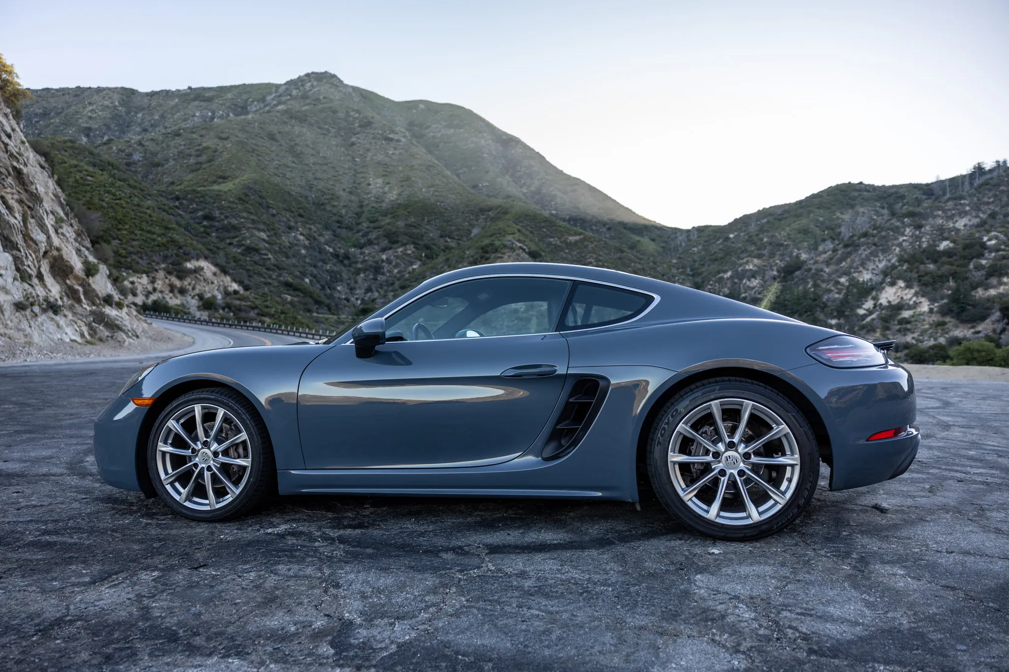 2017 Porsche 718 Cayman in Graphite Blue Metallic