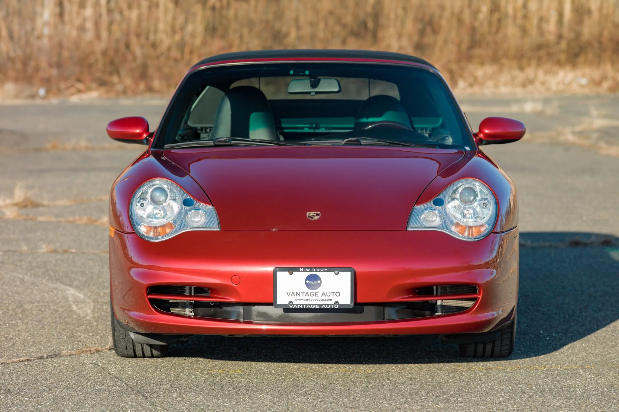 2003 Porsche 911 Carrera Cabriolet in Orient Red Metallic