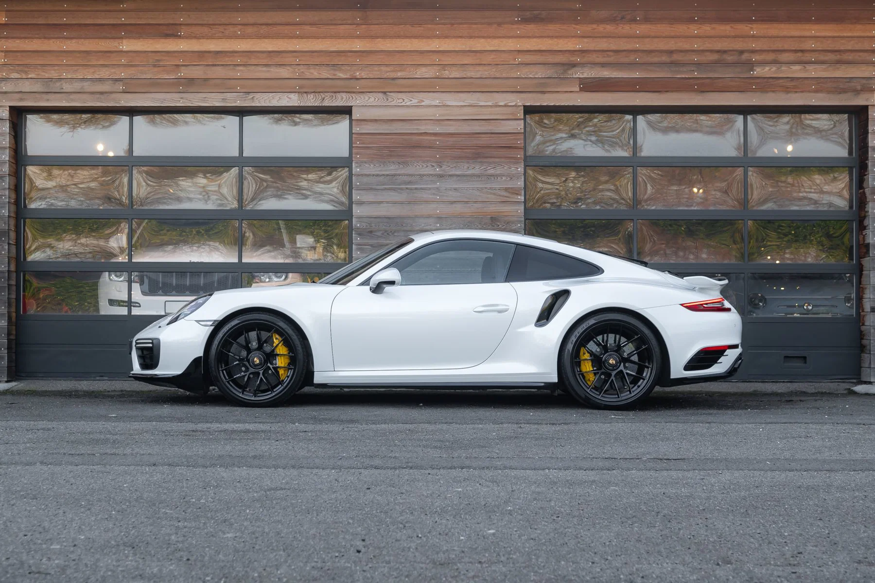 2018 Porsche 911 Turbo S in Oryx White Pearl