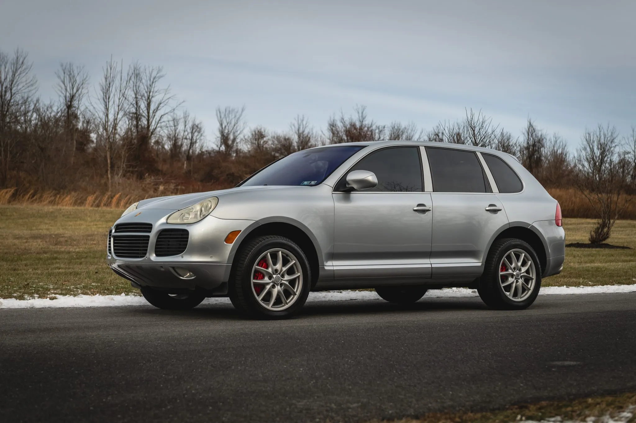 2004 Porsche Cayenne Turbo in Crystal Silver Metallic