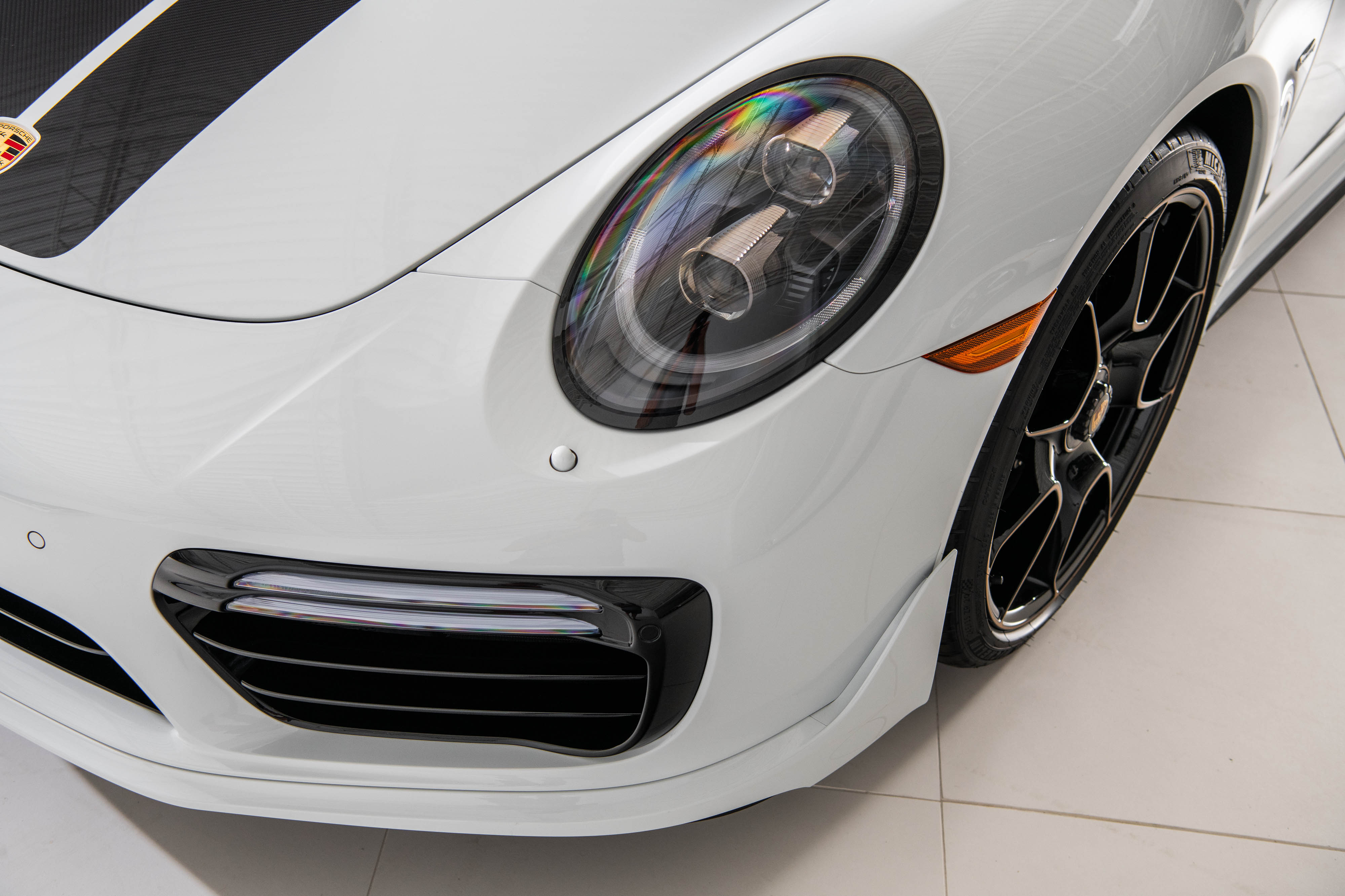 2018 Porsche 911 Turbo S Exclusive Series Coupe in Carrara White Metallic
