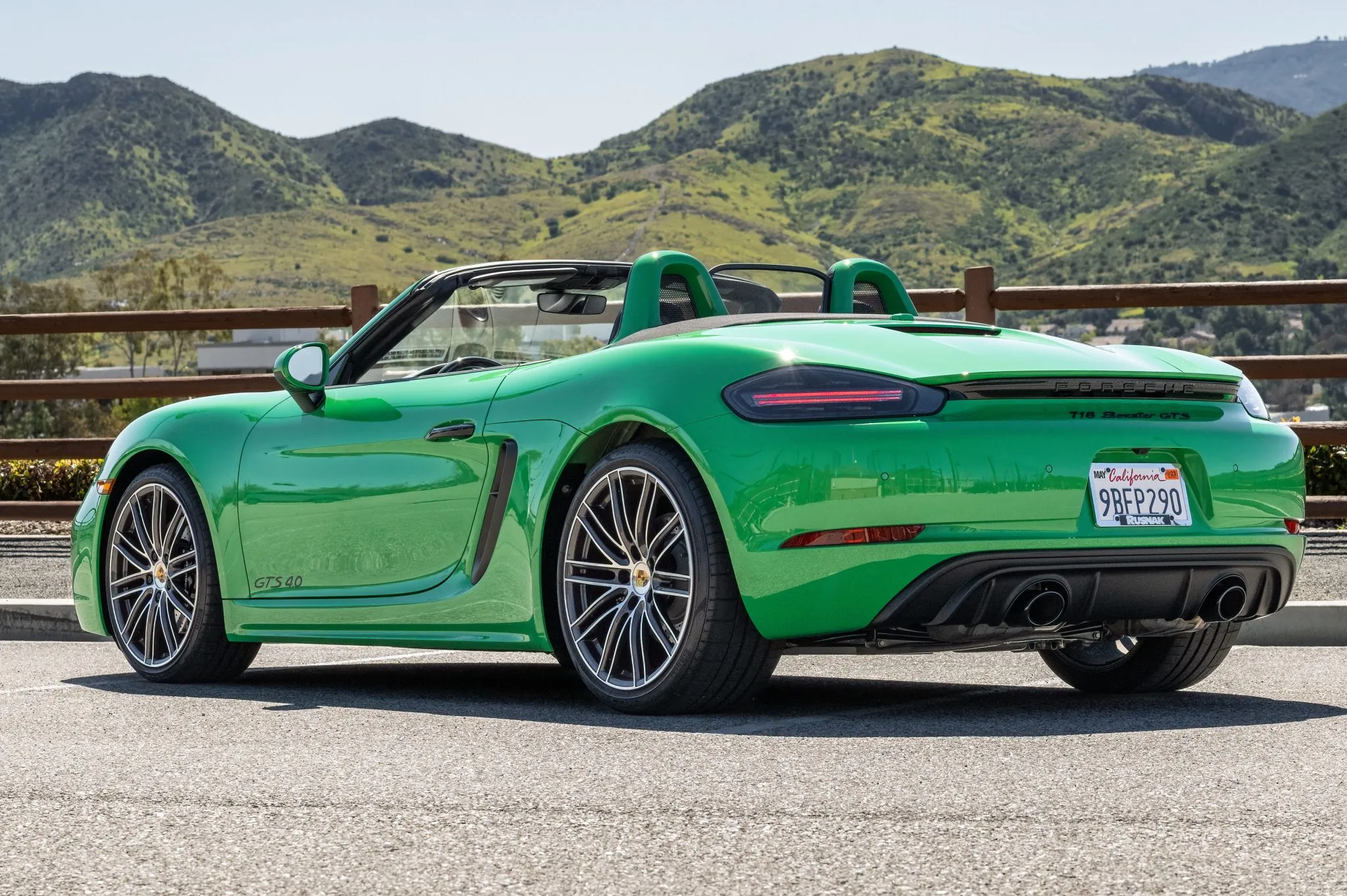 2022 Porsche 718 Boxster GTS 4.0 in Python Green