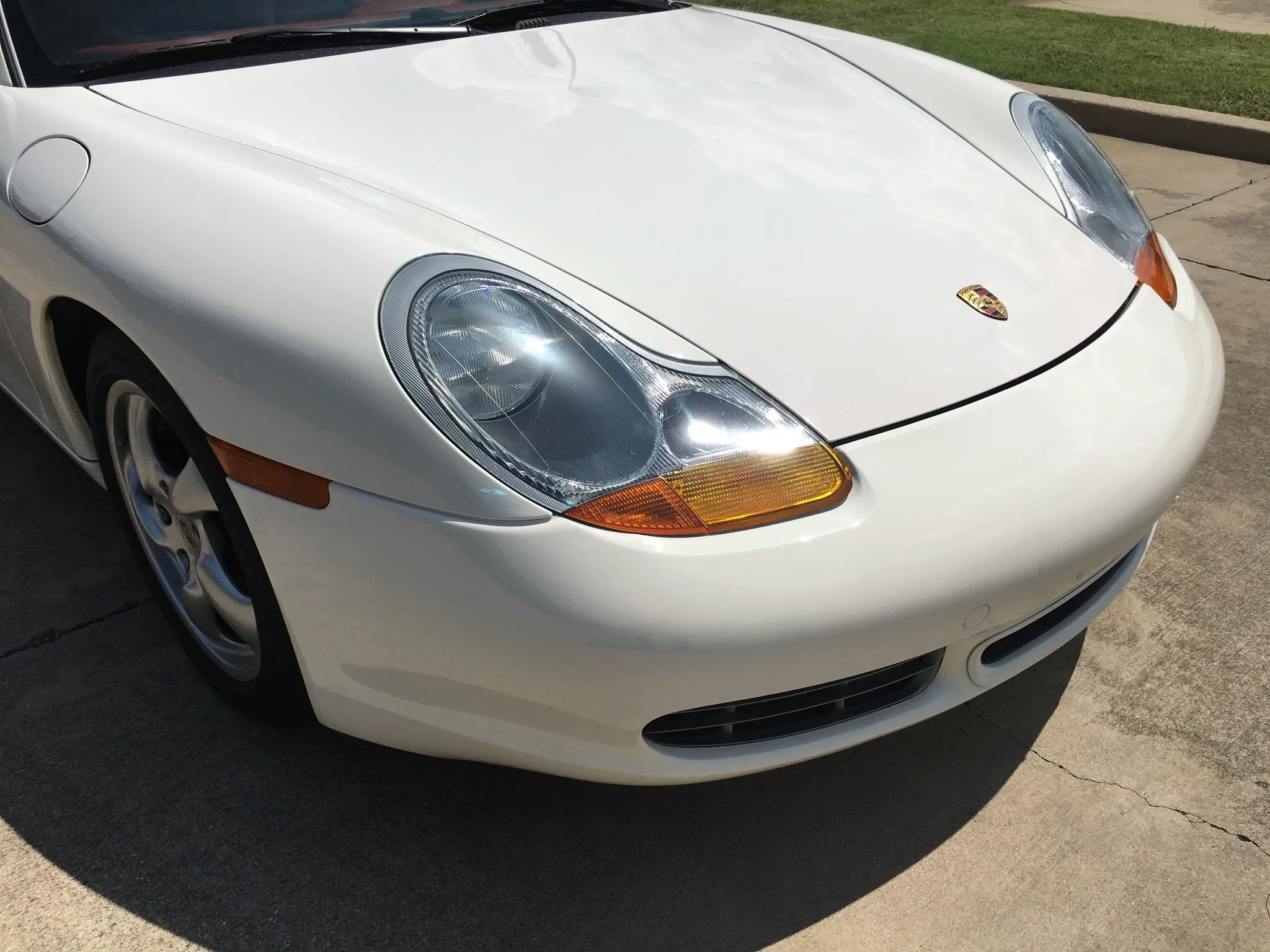 2000 Porsche Boxster S in Biarritz White
