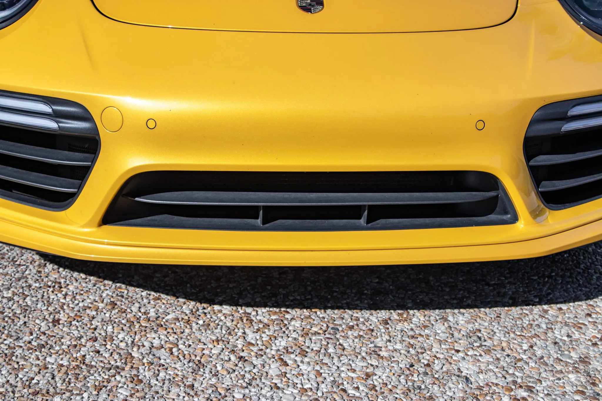 2018 Porsche 911 Turbo S Coupe in Saffron Yellow Metallic