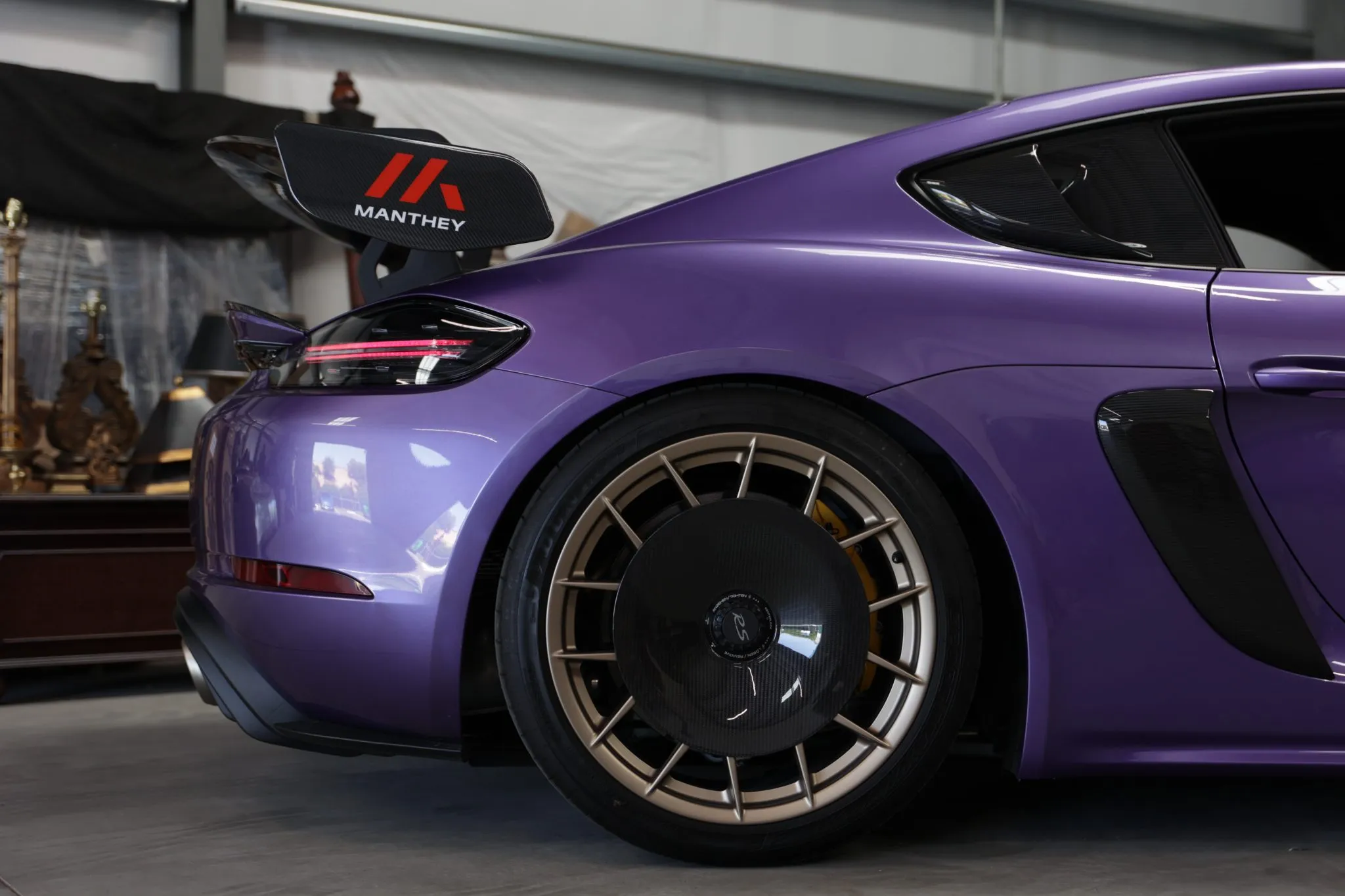 2023 Porsche 718 Cayman GT4 RS In Viola Purple Metallic