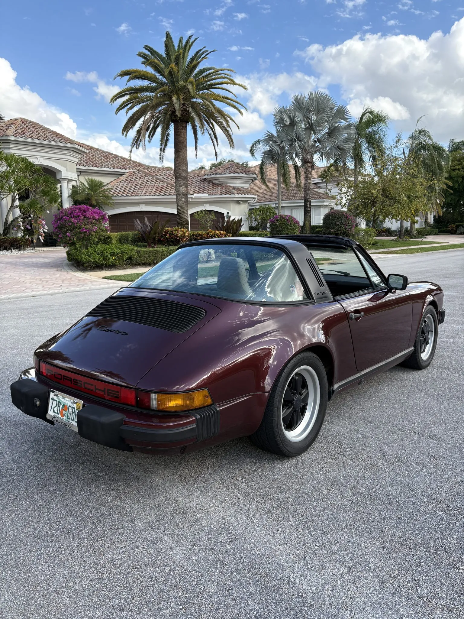 1984 Porsche 911 Carrera Targa in Ruby Red Metallic