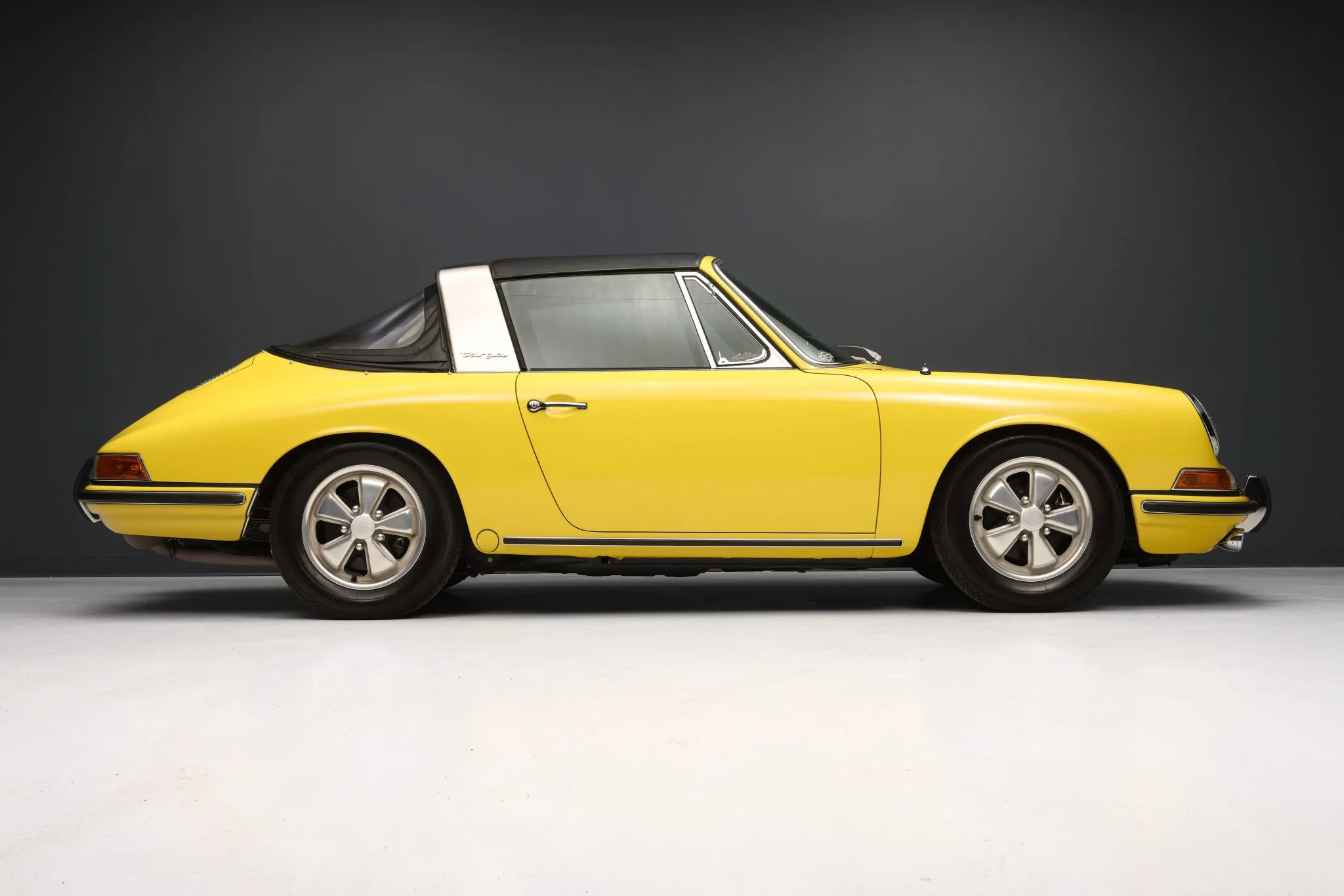 1967 Porsche 911S Soft-Window Targa in Lemon Yellow