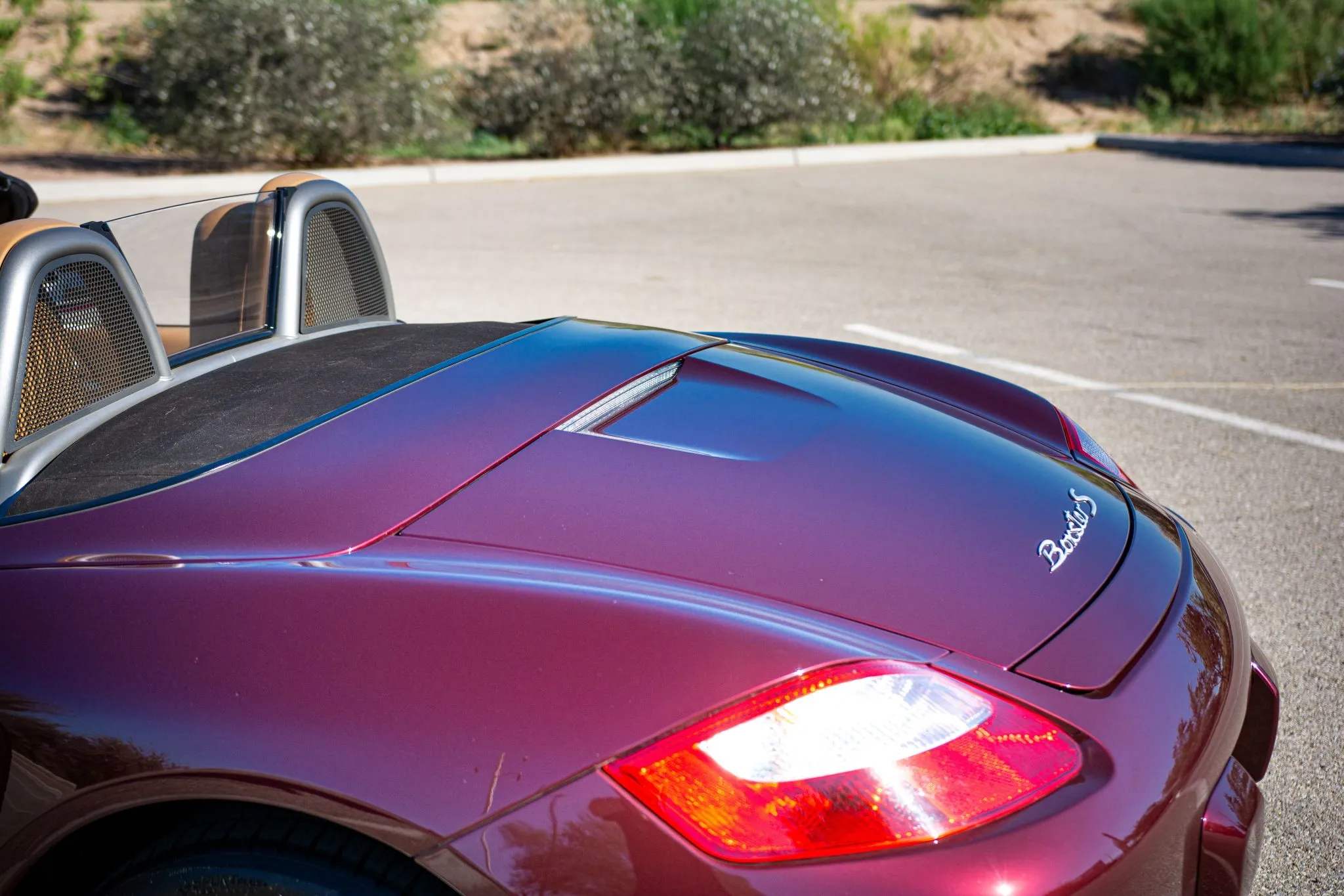 2006 Porsche Boxster S in Carmon Red Metallic