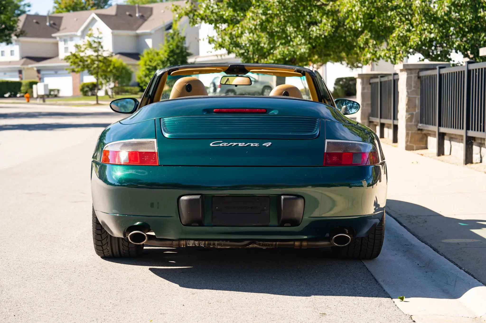 2001 Porsche 911 Carrera 4 Cabriolet in Rainforest Green Metallic