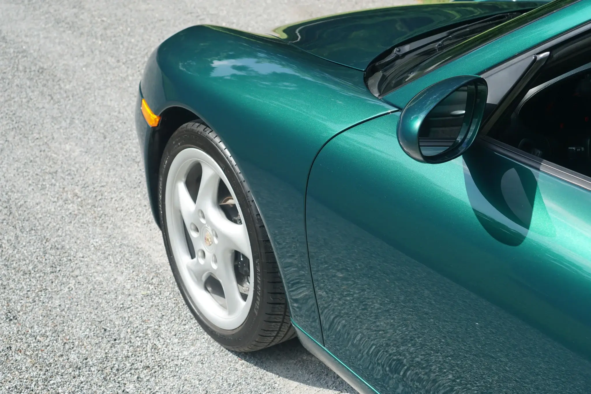2000 Porsche 911 Carrera in Rainforest (Jungle) Green Metallic