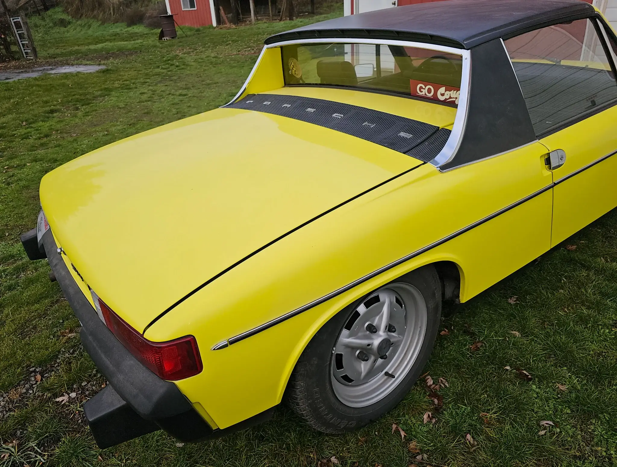 1974 Porsche 914 1.8 in Chrome Yellow