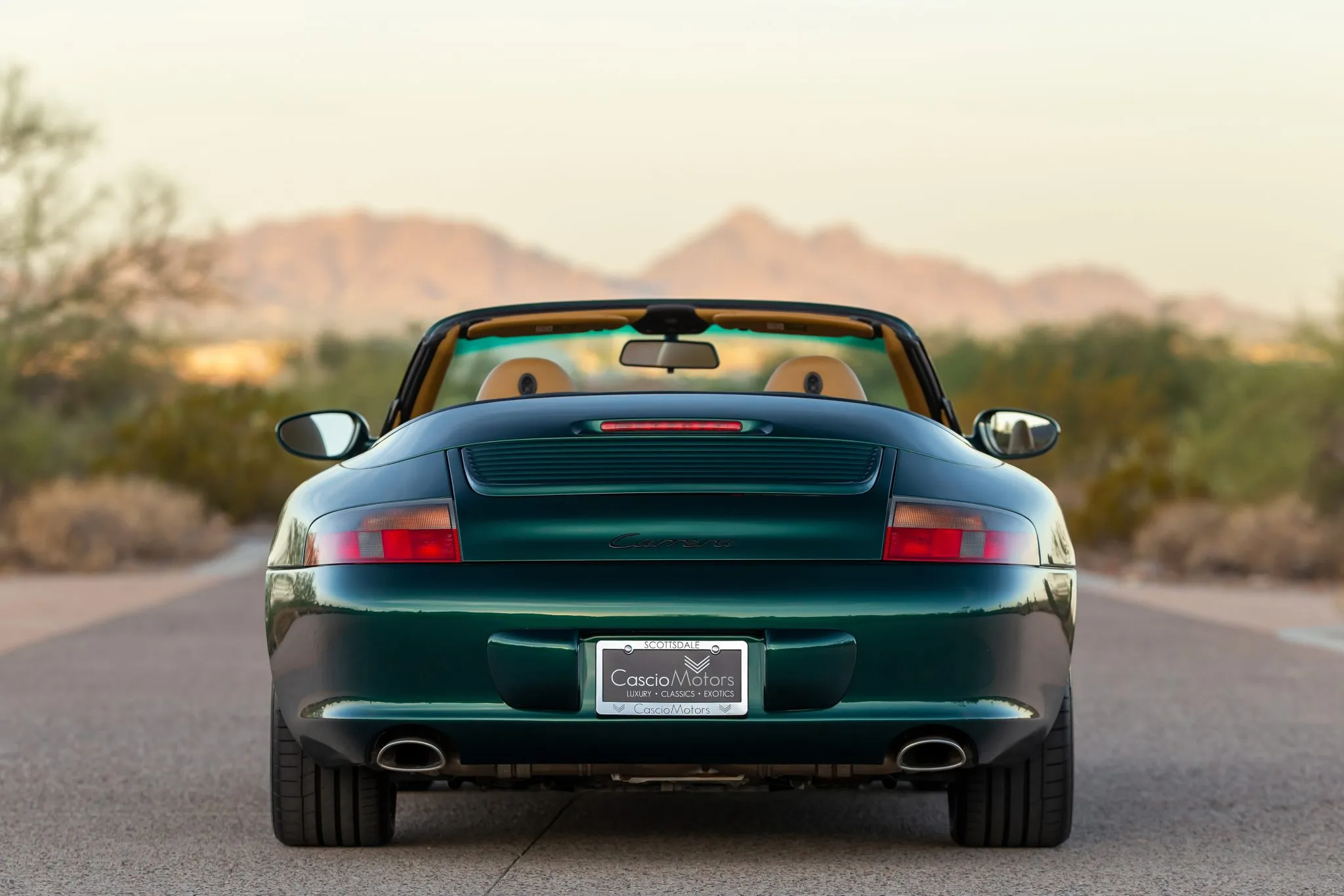 2002 Porsche 911 Carrera Cabriolet in Rainforest Green Metallic