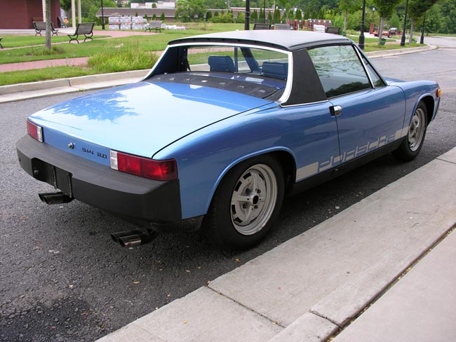 1976 Porsche 914 2.0 in Ancona Blue Metallic