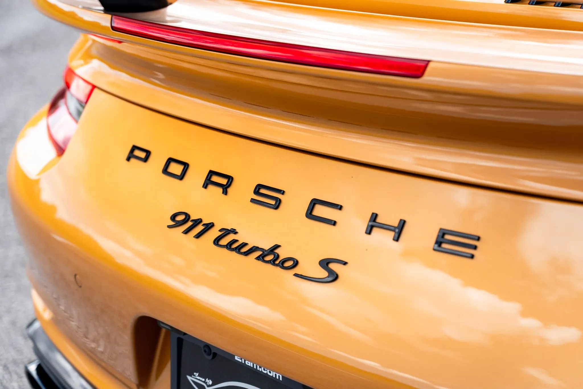 2019 Porsche 911 Turbo S Cabriolet Exclusive Series in Golden Yellow Metallic