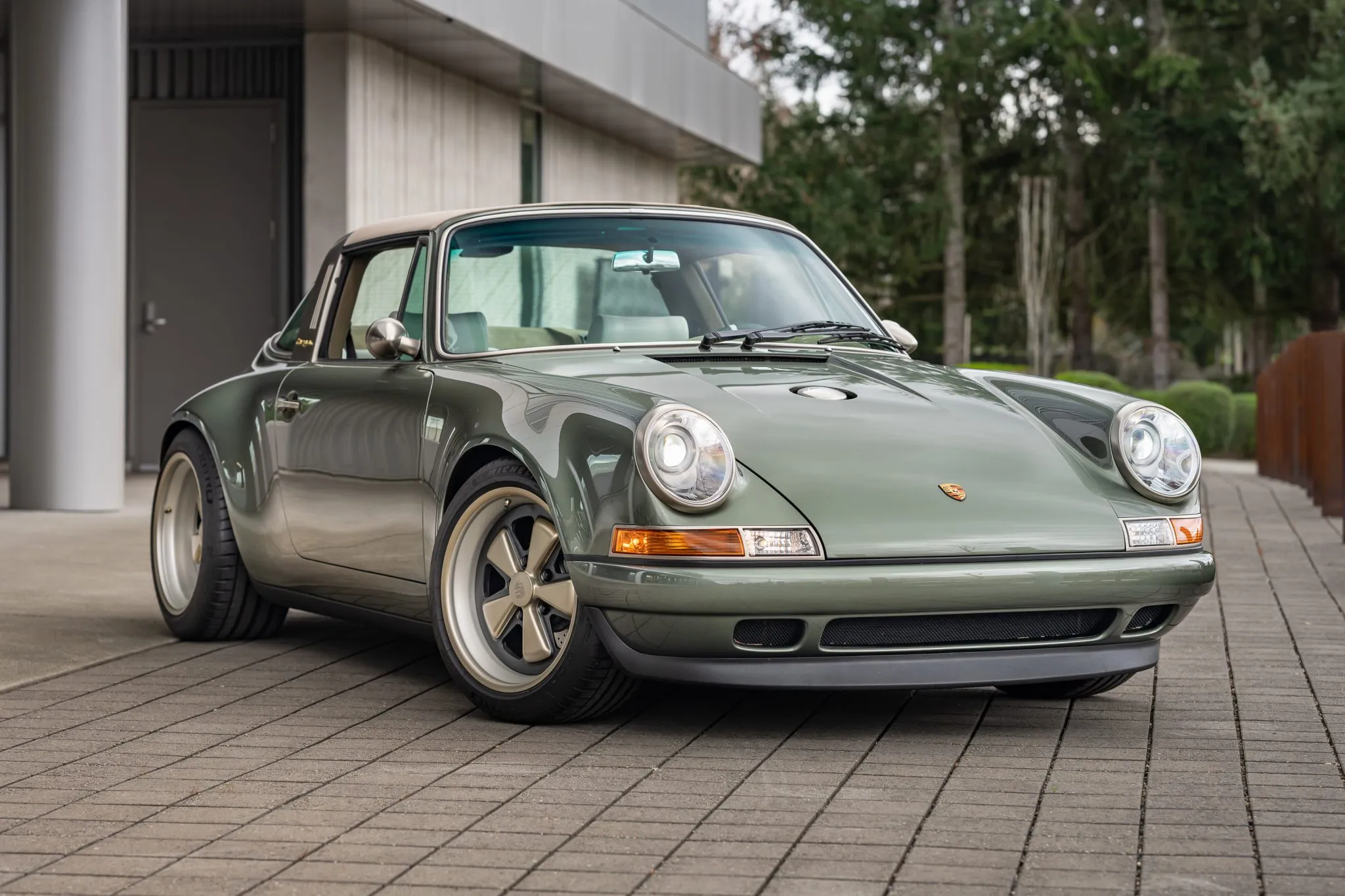 1991 Porsche 911 Carrera 2 Targa by Singer in Onyx Metallic