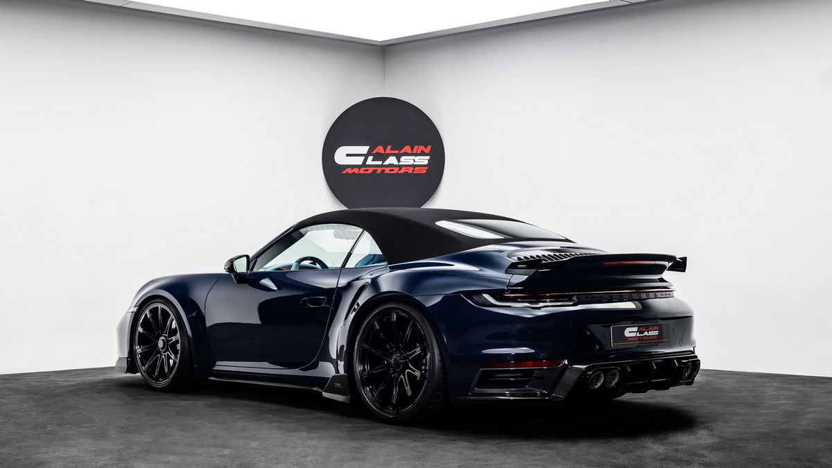 2024 Porsche 911 Turbo S Cabriolet BRABUS 900 in Deep Blue Metallic