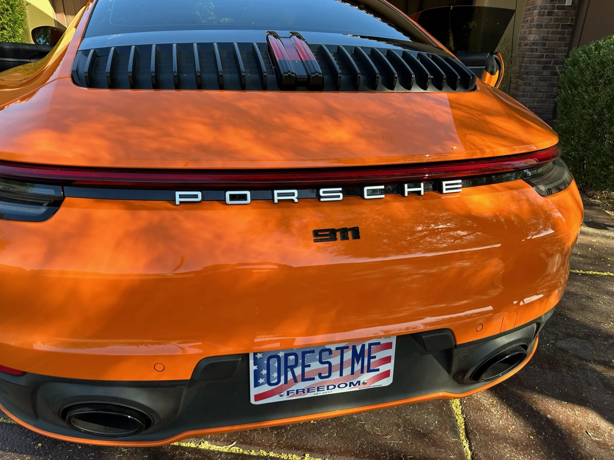 2022 Porsche 911 Carrera Coupe in Pastel Orange