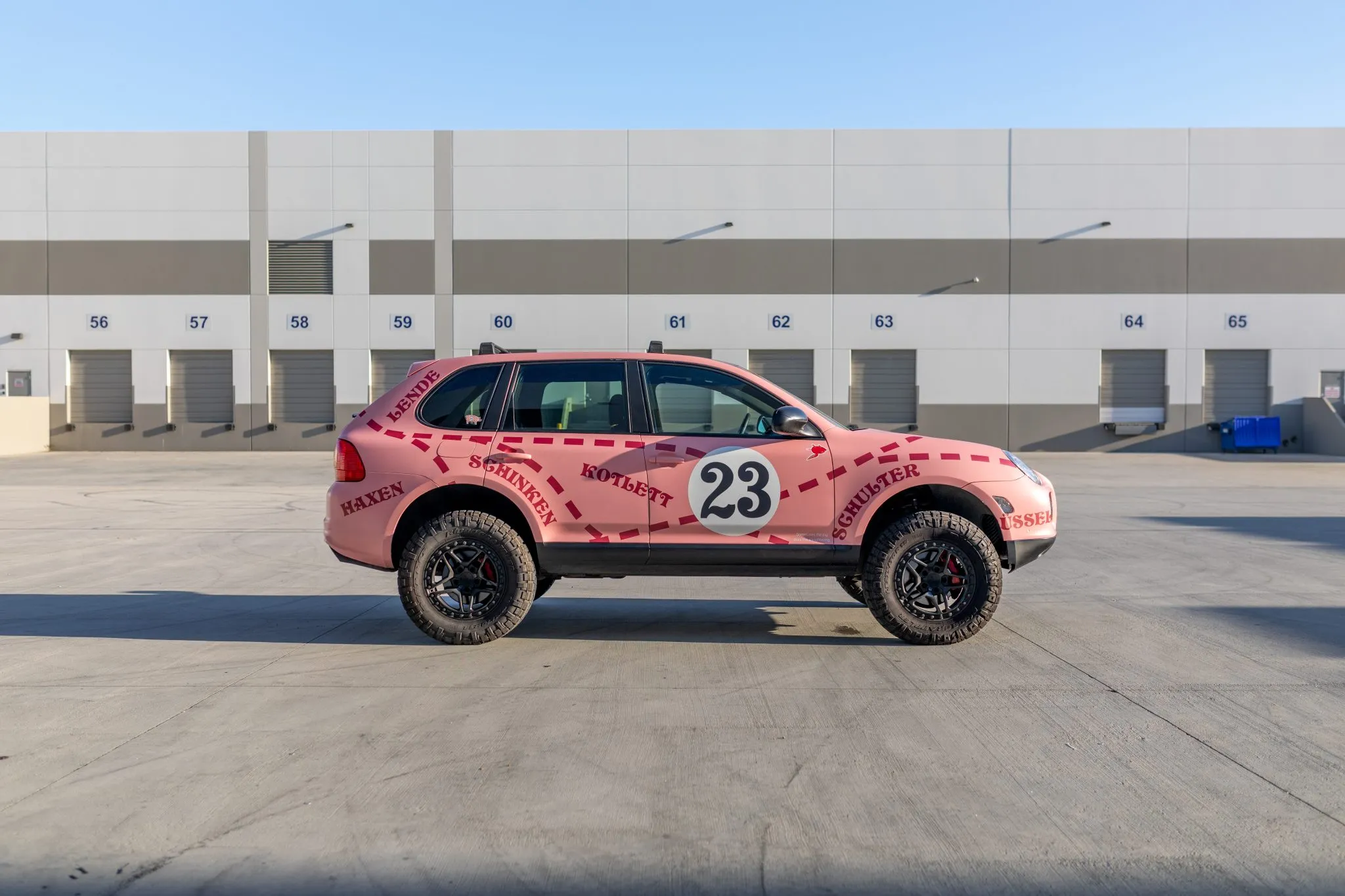 2003 Porsche Cayenne Turbo in Pink Pig