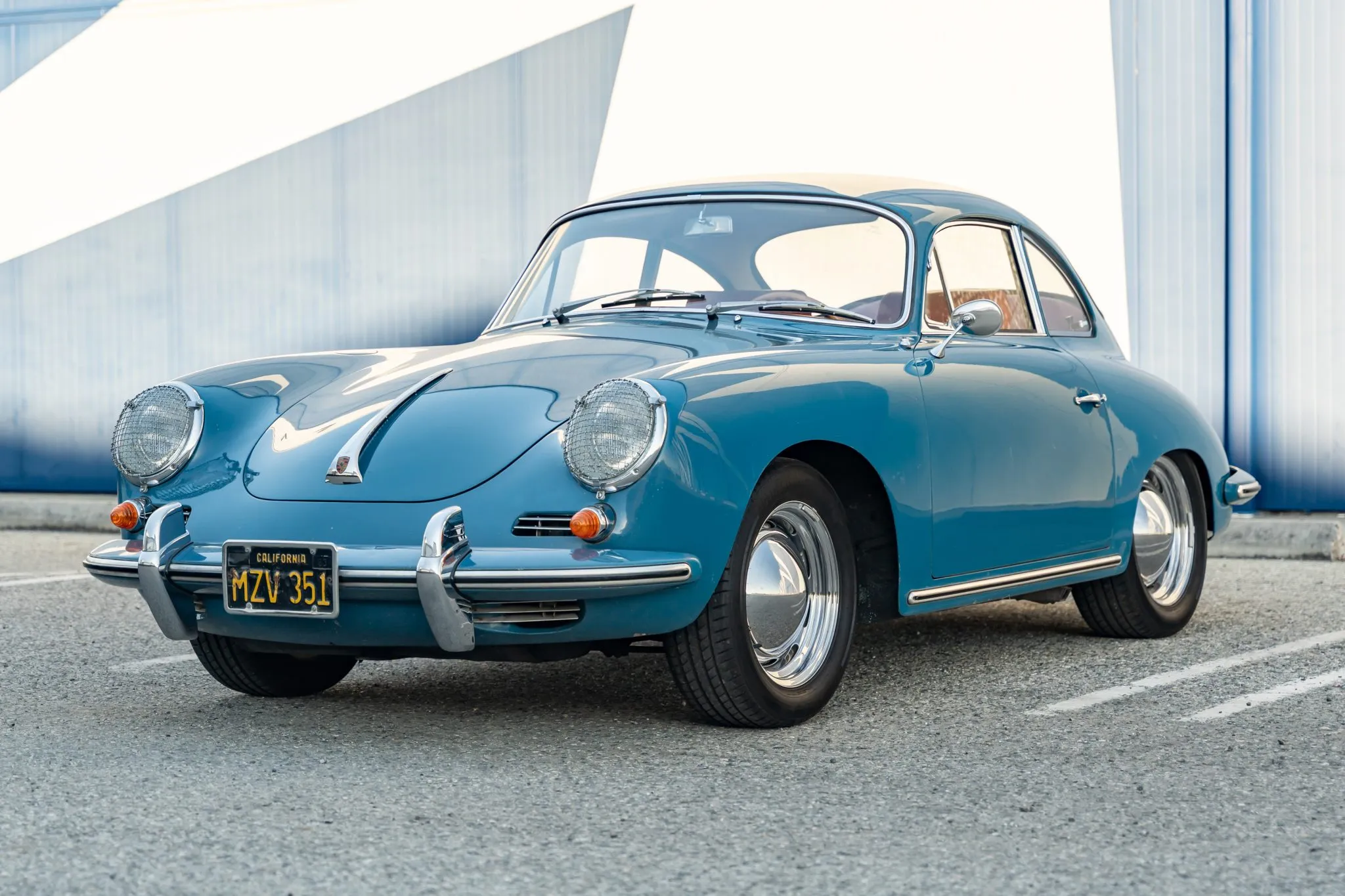 1963 Porsche 356B Coupe in Oslo Blue