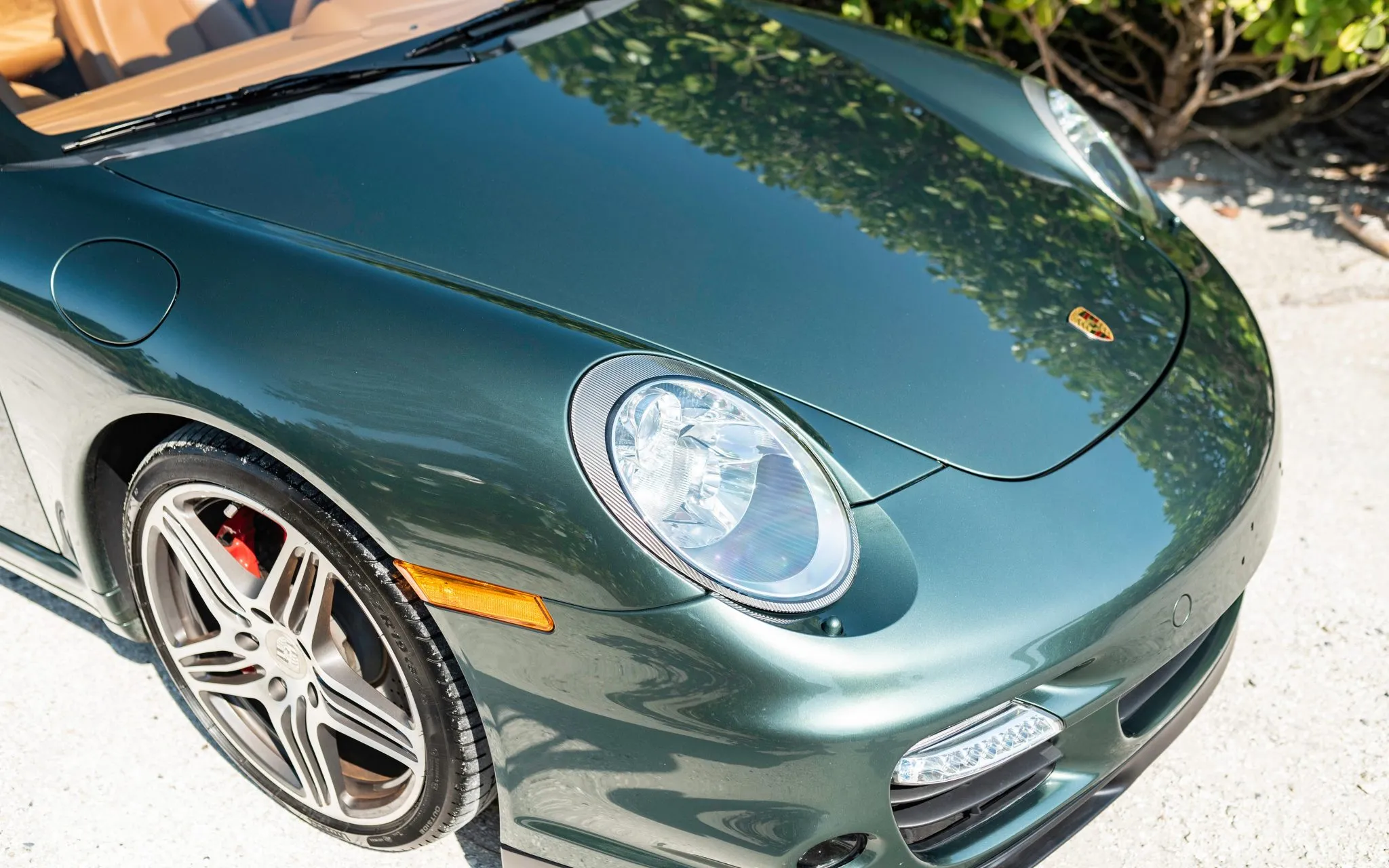2008 Porsche 911 Turbo Cabriolet in Malachite Green Metallic