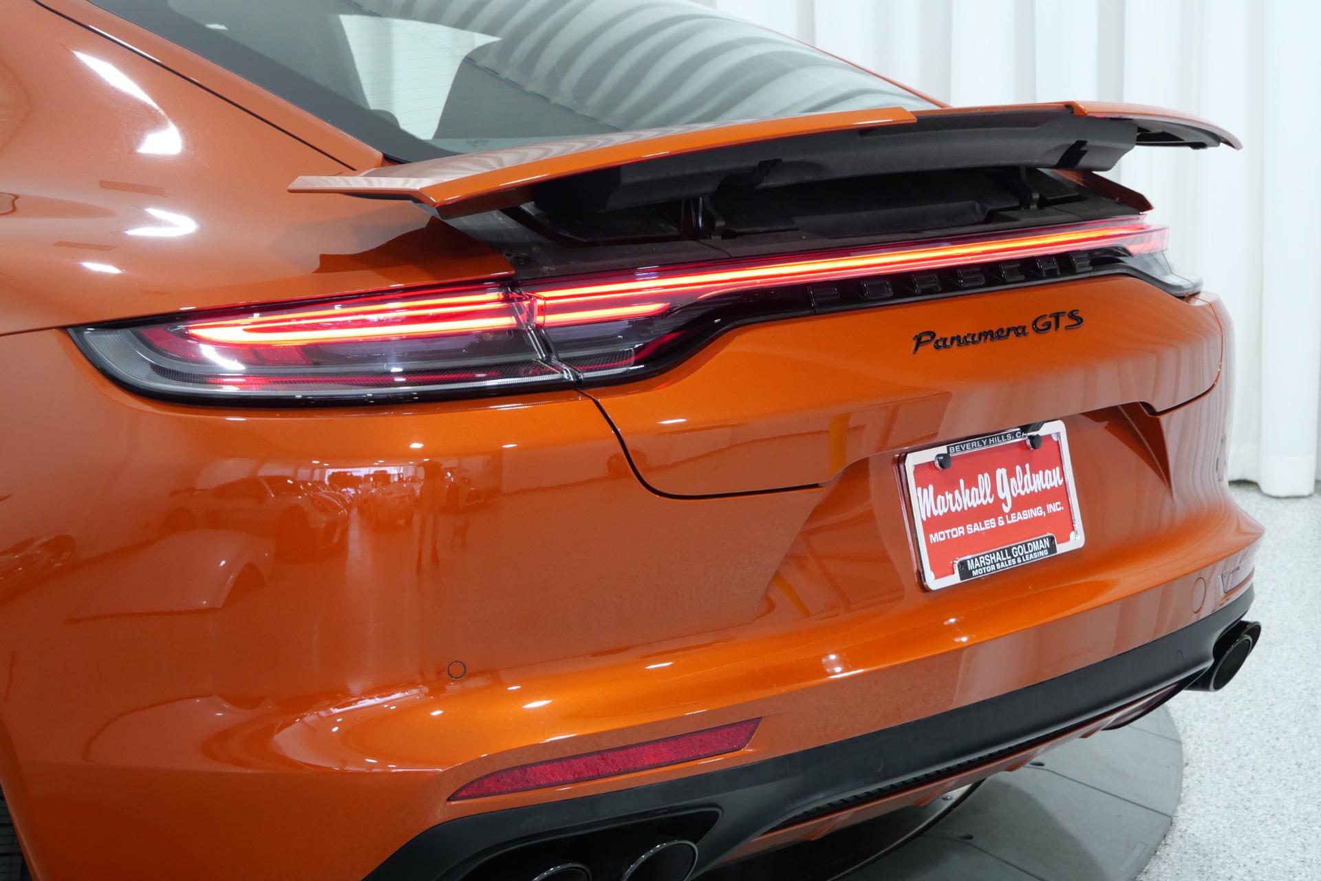 2022 Porsche Panamera GTS in Papaya Metallic