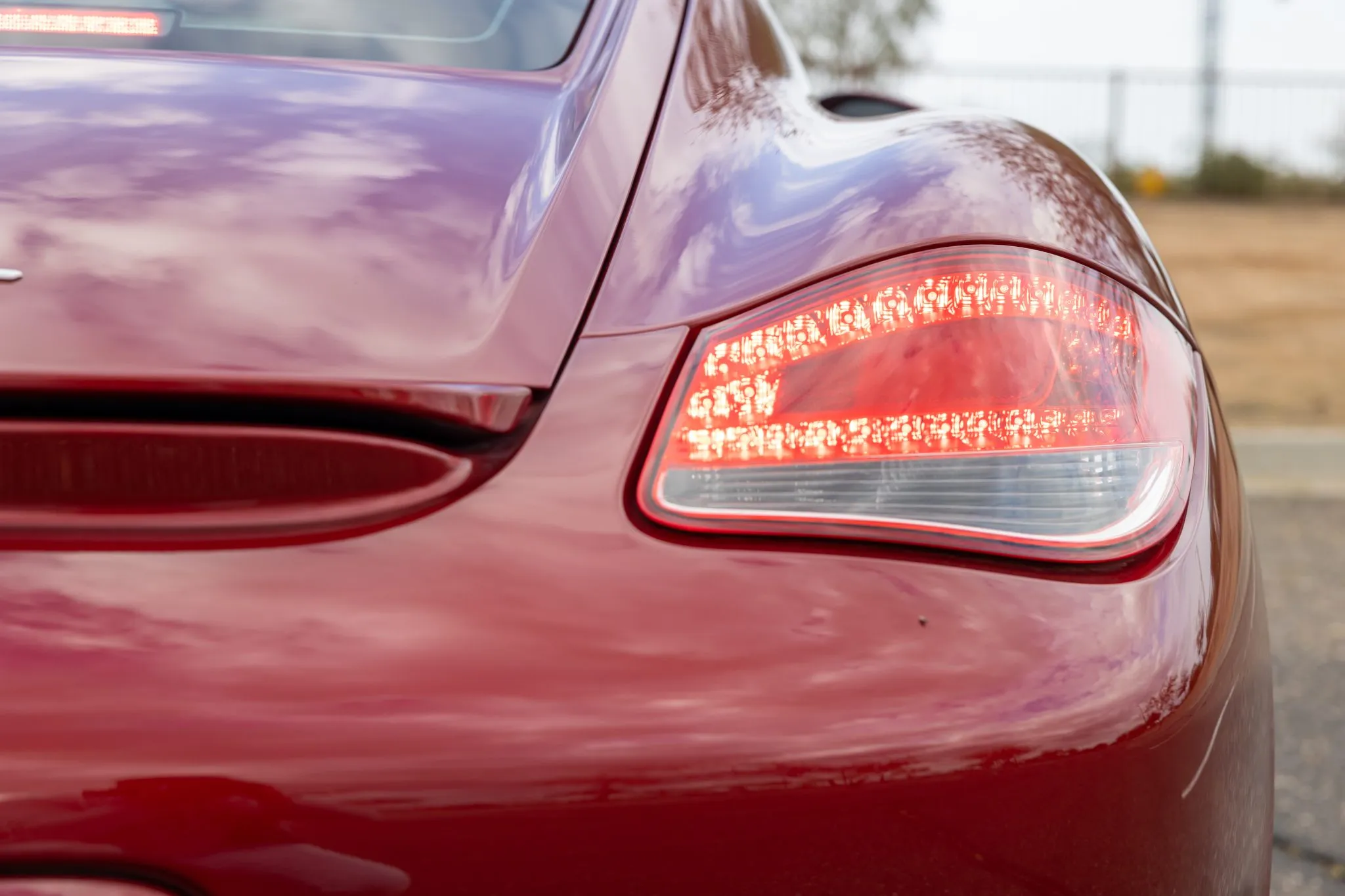 2009 Porsche Cayman S in Ruby Red Metallic