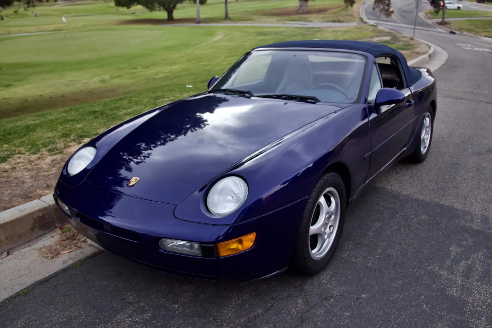 1994 Porsche 968 Cabriolet in Iris Blue Metallic