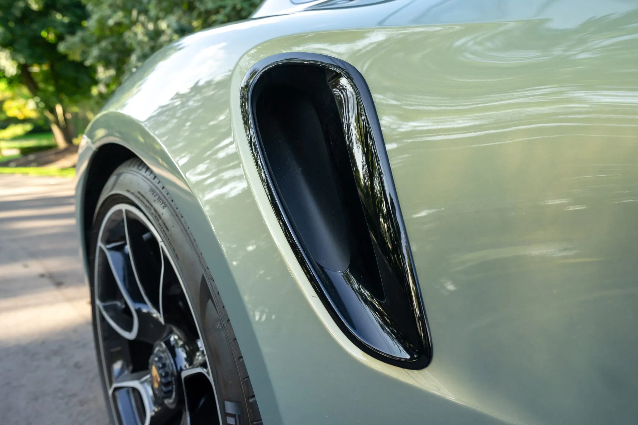 2021 Porsche 911 Turbo S Coupe In Urban Bamboo ChromaFlair