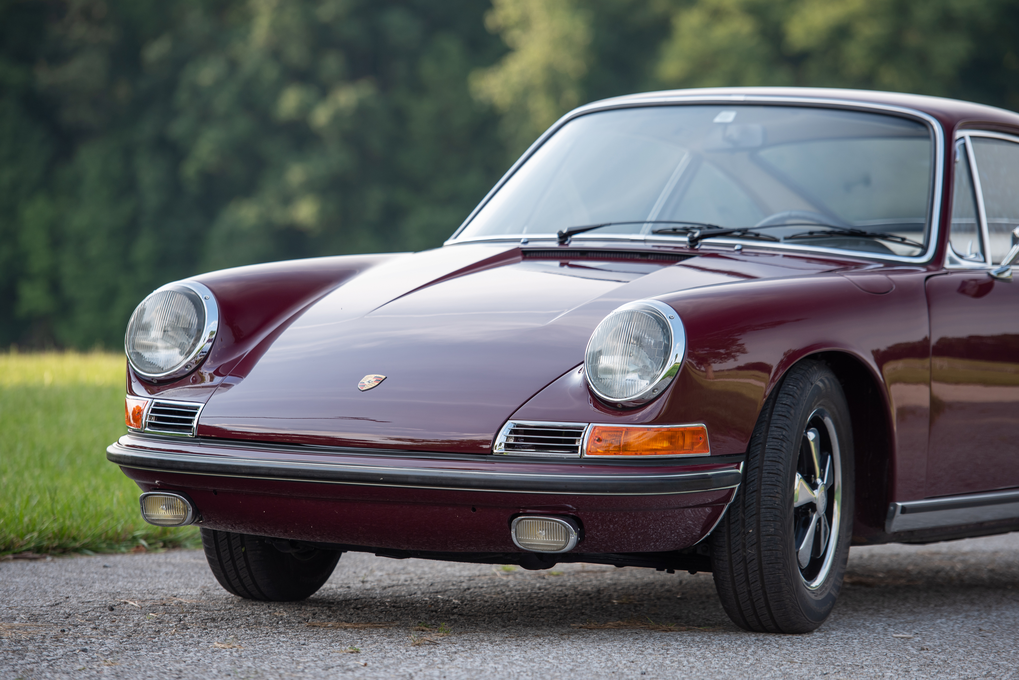 1968 Porsche 911 S 'Sportomatic' in Burgundy Red
