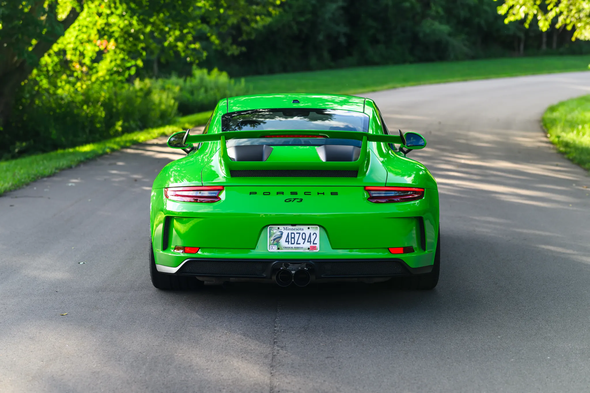 2018 Porsche 911 GT3 in Green Yellow