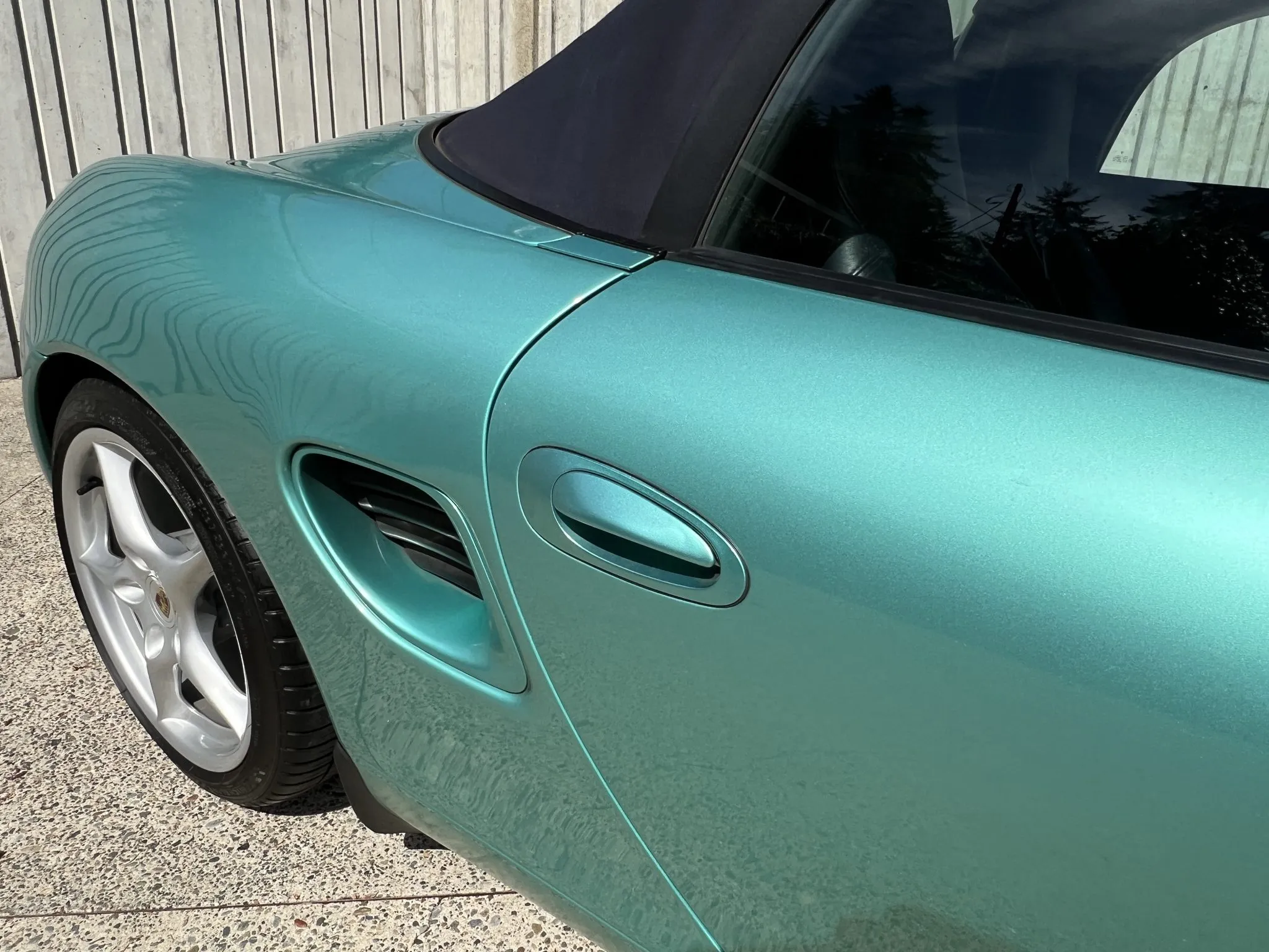 1999 Porsche Boxster in Ocean Jade Metallic