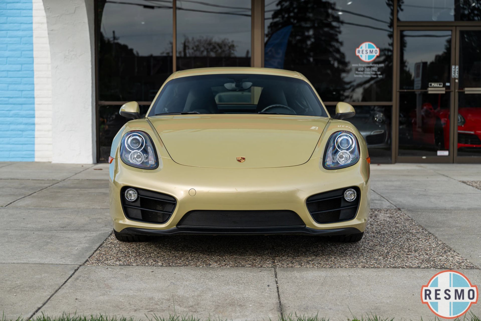 2015 Porsche Cayman Coupe in Lime Gold Metallic