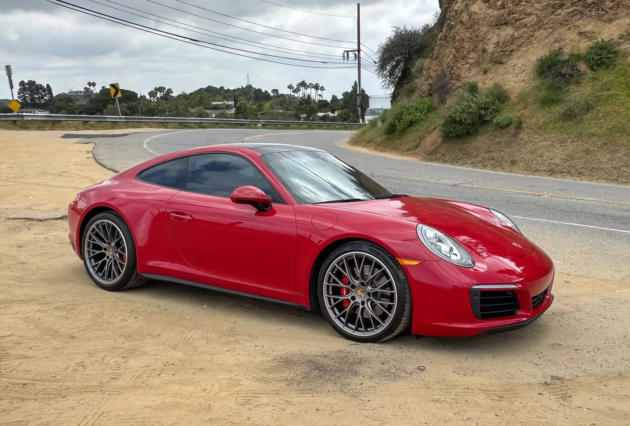 2018 Porsche 911 Carrera 4S Coupe in Carmine Red