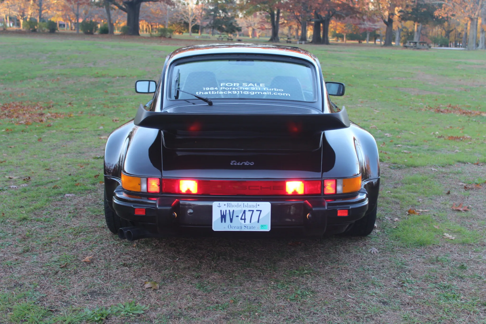 1984 Porsche 911 Turbo in Montego Black Metallic