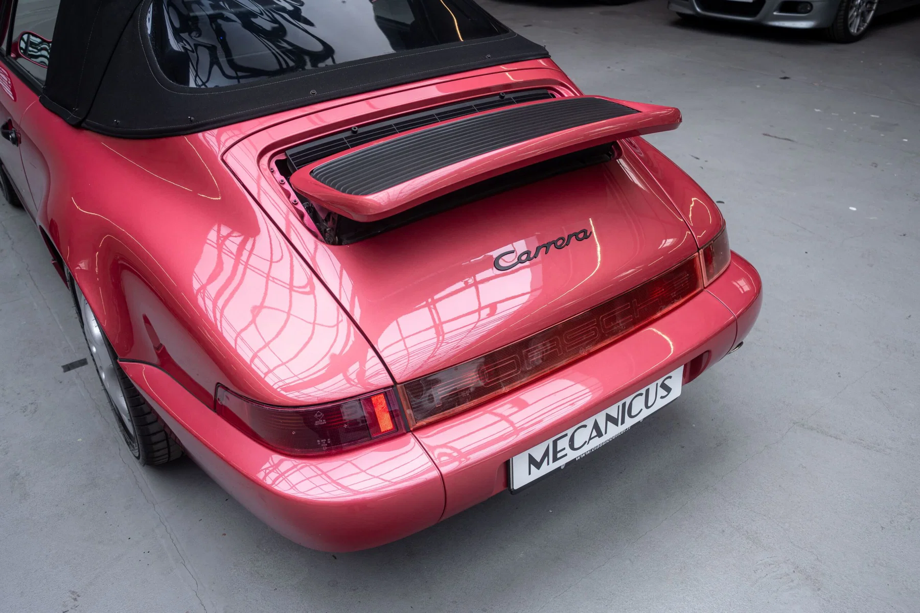 1993 Porsche 911 Carrera 2 Cabriolet in Raspberry Metallic