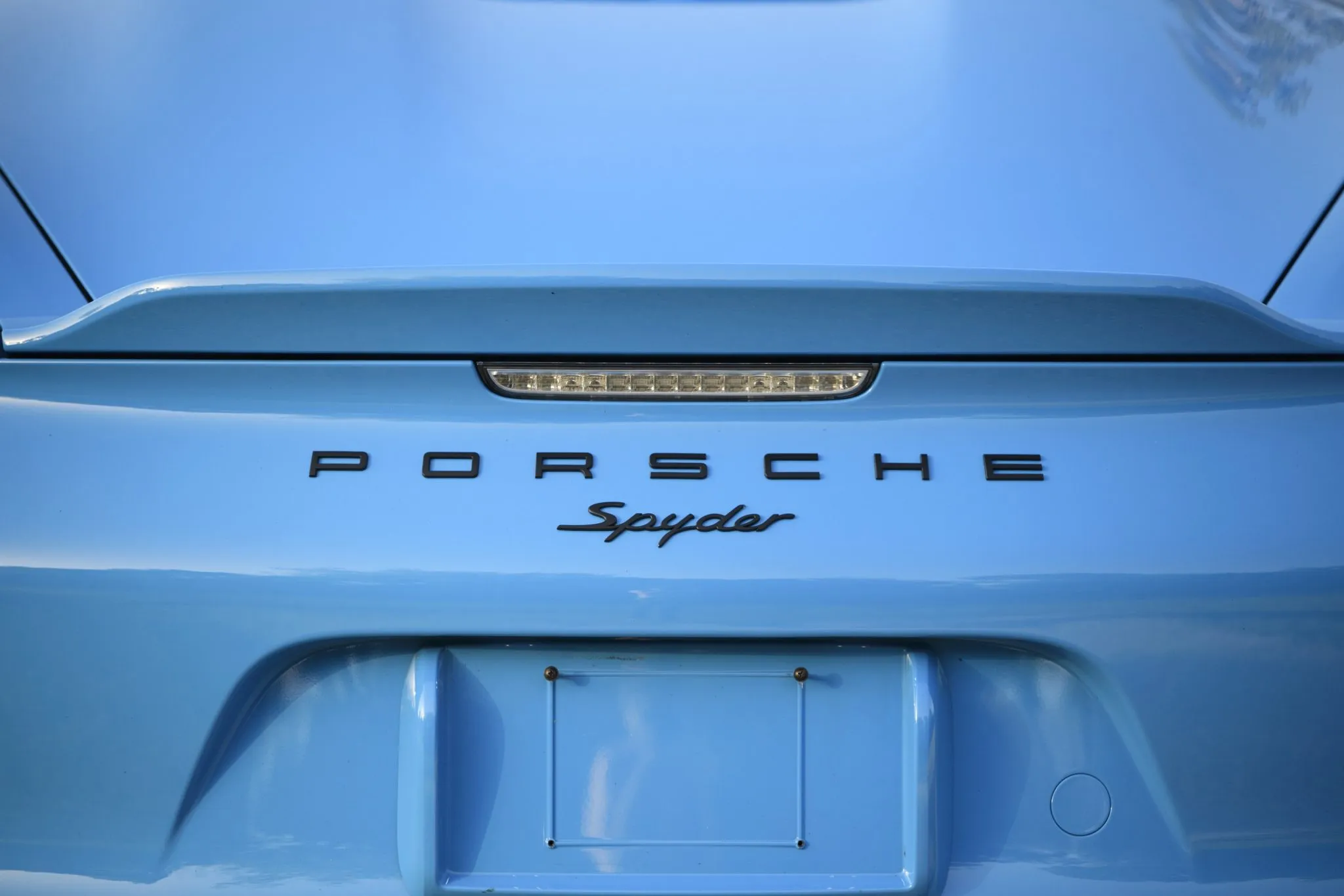 2016 Porsche Boxster Spyder in Mexico Blue