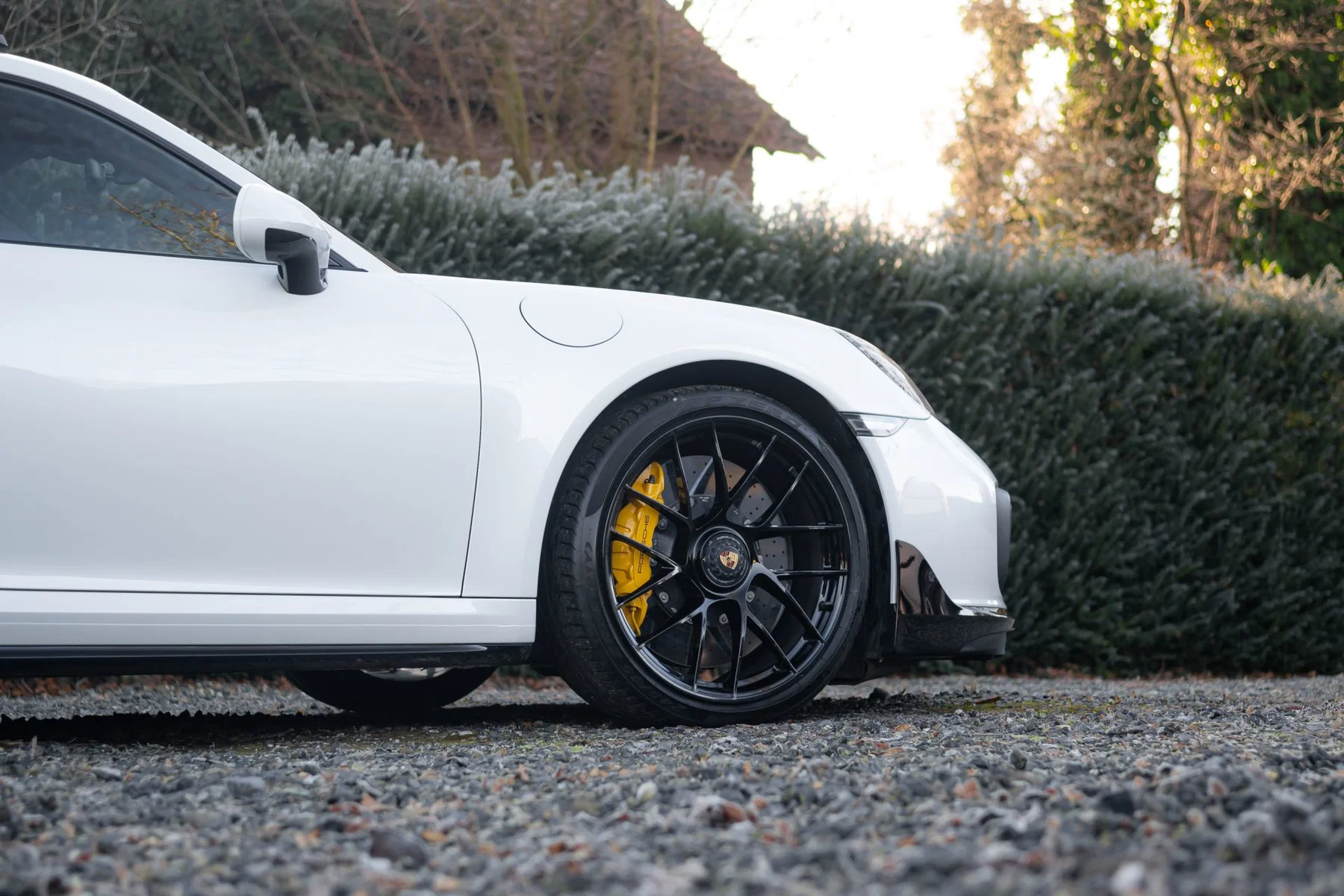 2018 Porsche 911 Turbo S in Oryx White Pearl