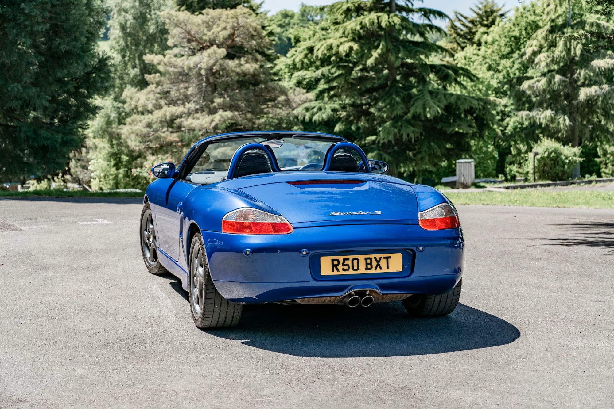 2002 Porsche Boxster S in Cobalt Blue Metallic