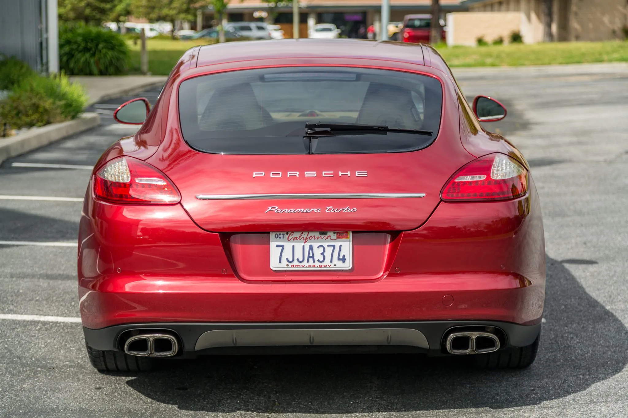 2011 Porsche Panamera Turbo in Ruby Red Metallic