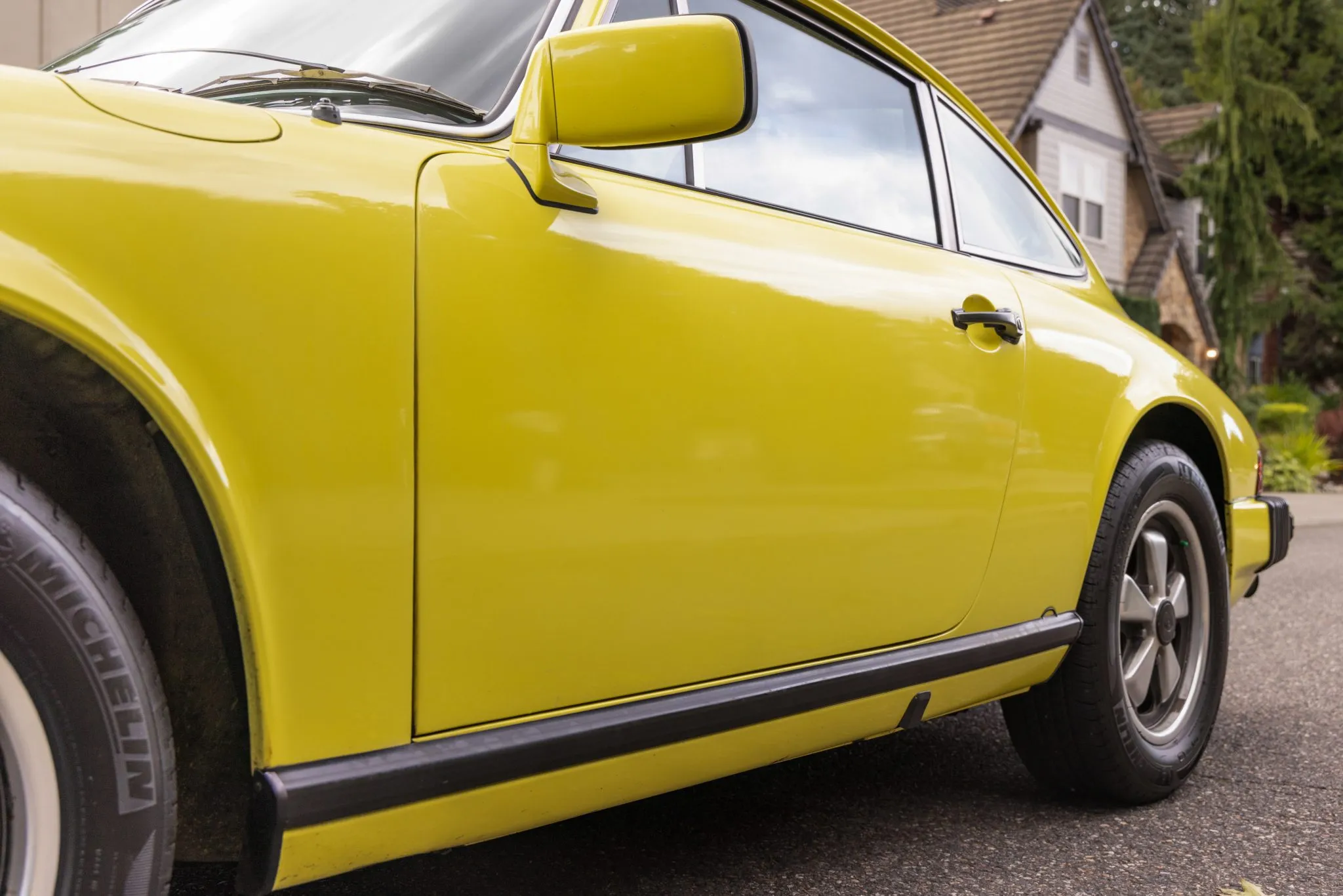 1977 Porsche 911S Coupe in Light Yellow
