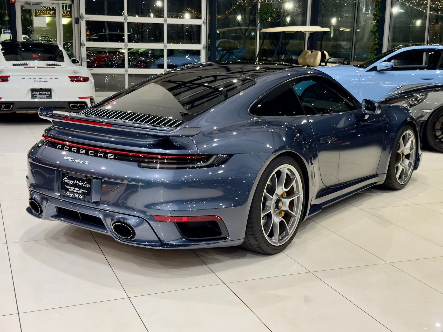 2022 Porsche 911 Turbo S Coupe in Yachting Blue Metallic 
