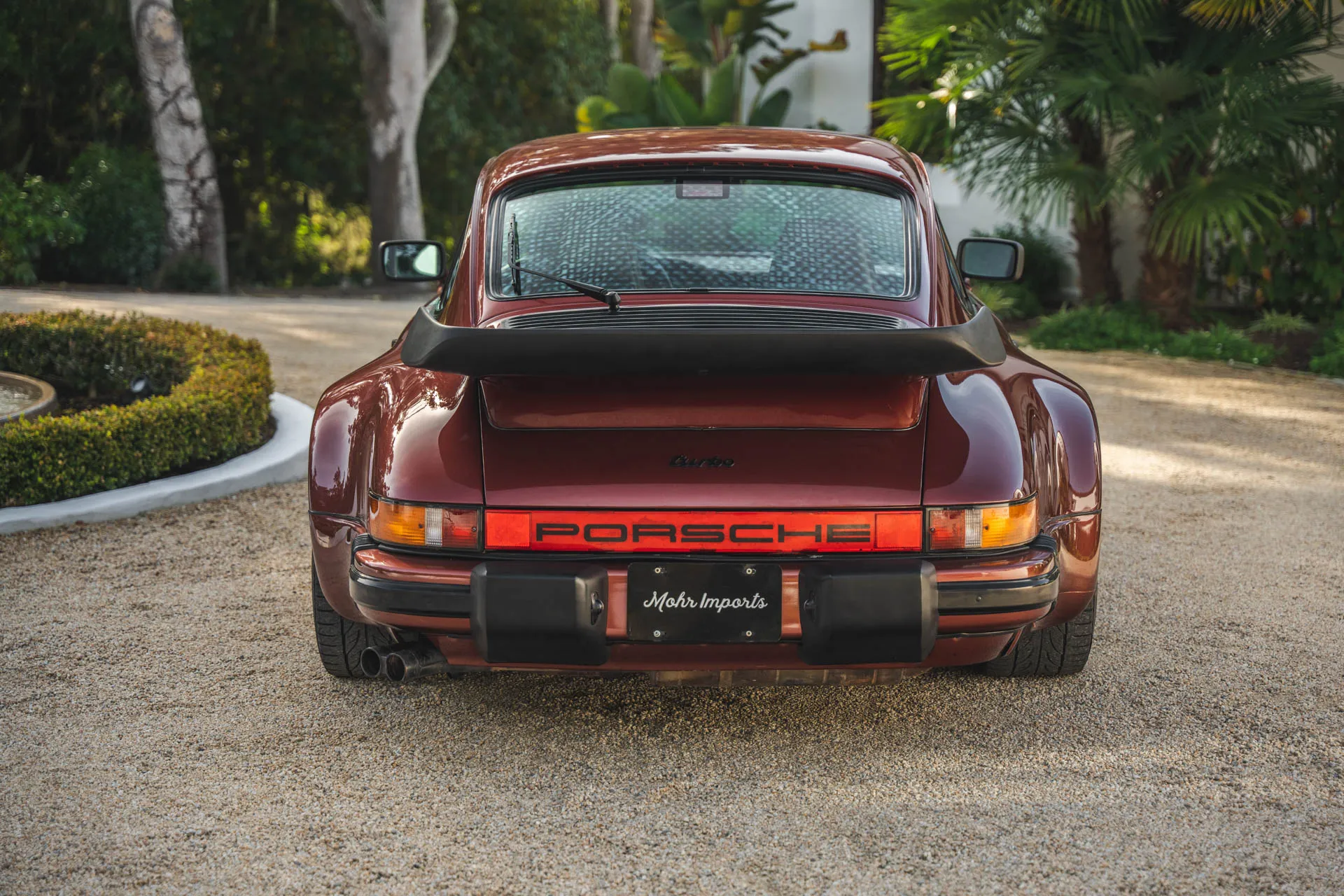 1986 Porsche 911 Turbo Coupe in Garnet Red Metallic