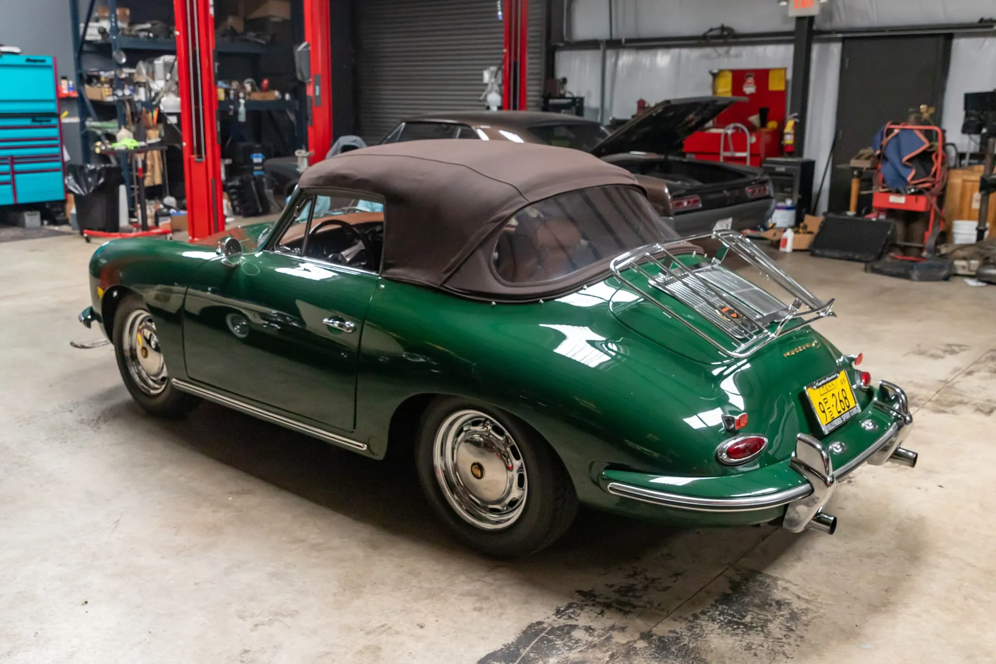 1965 Porsche 356C Cabriolet in Irish Green