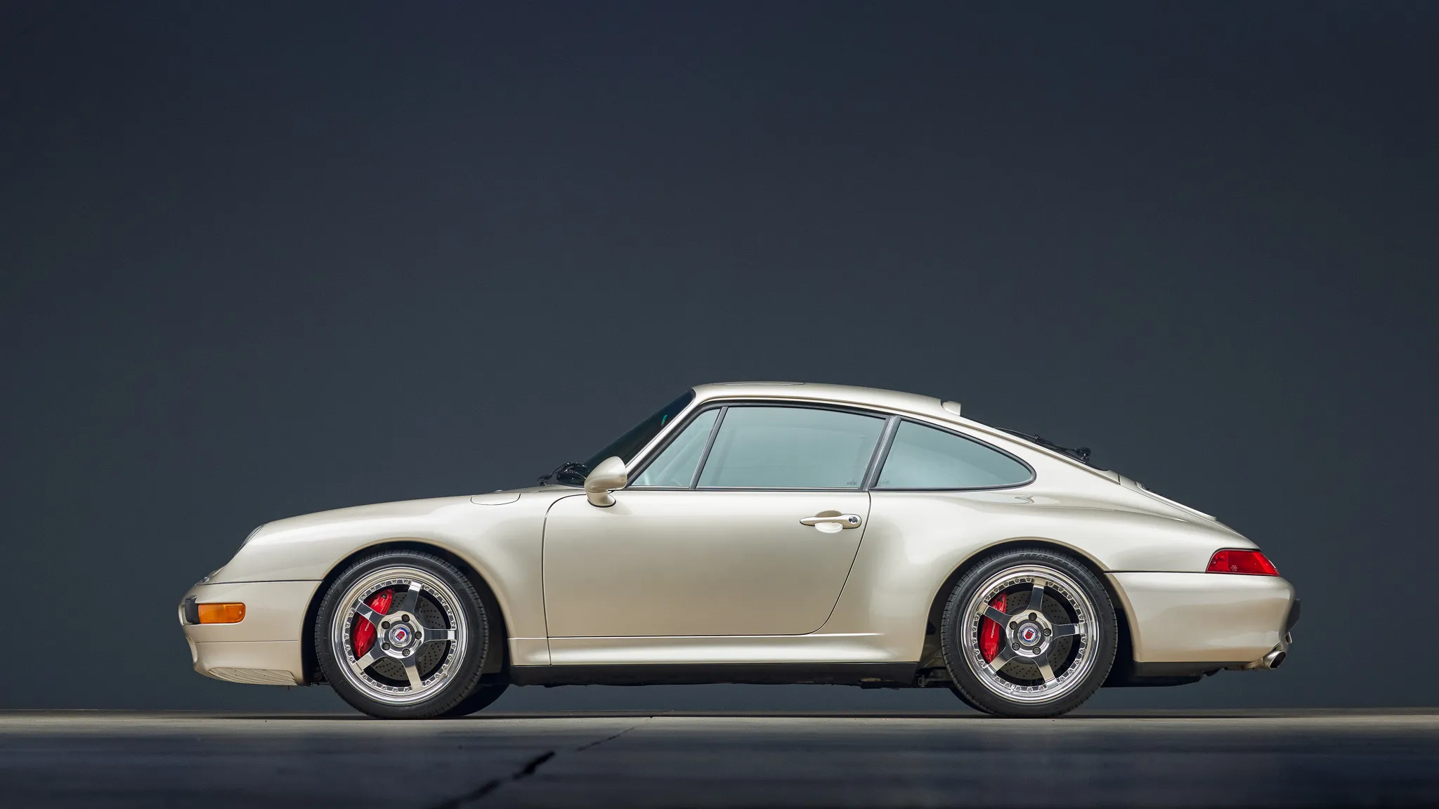 1997 Porsche 911 Carrera 4S in Linen Grey Metallic 