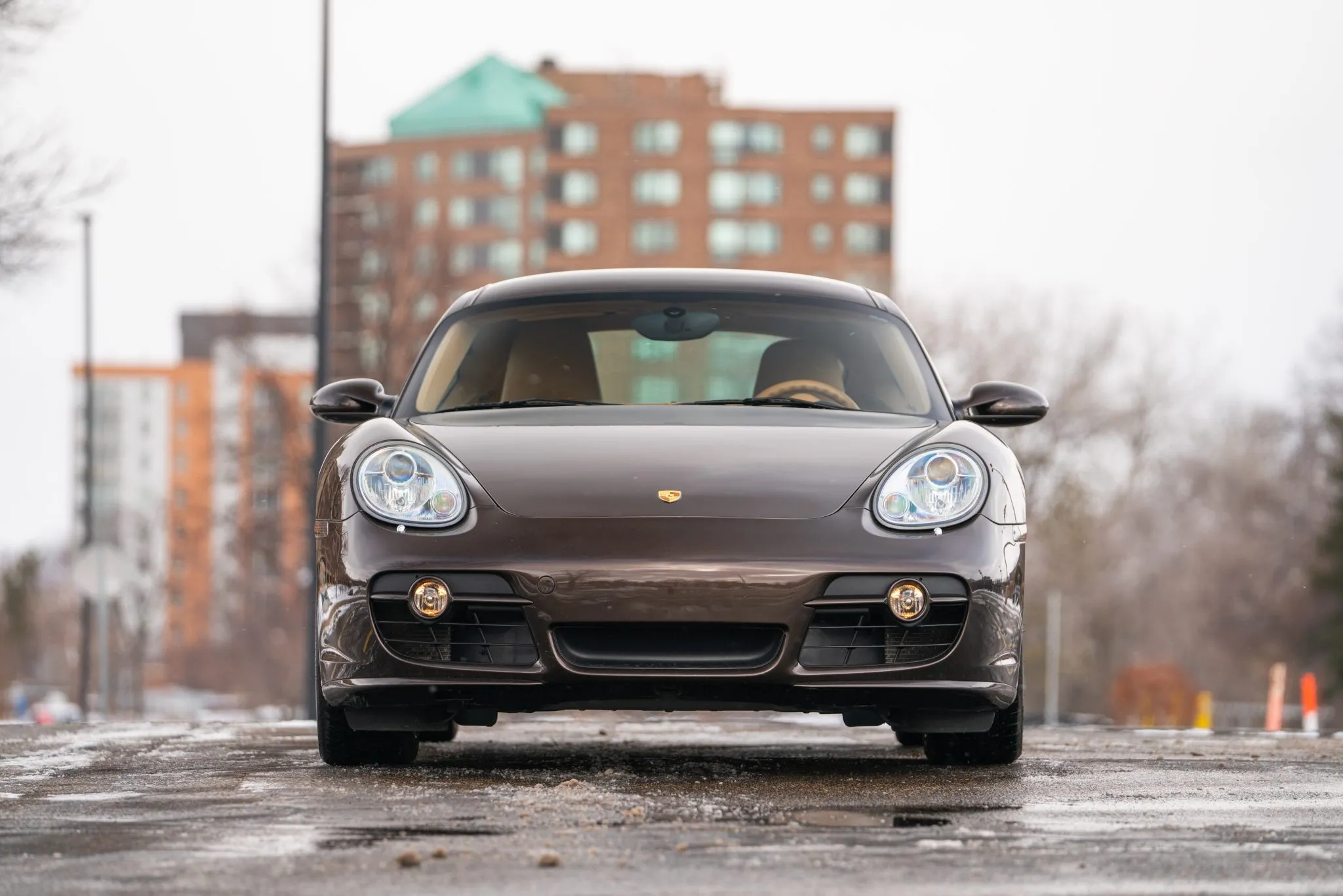 2008 Porsche Cayman S in Macadamia Metallic