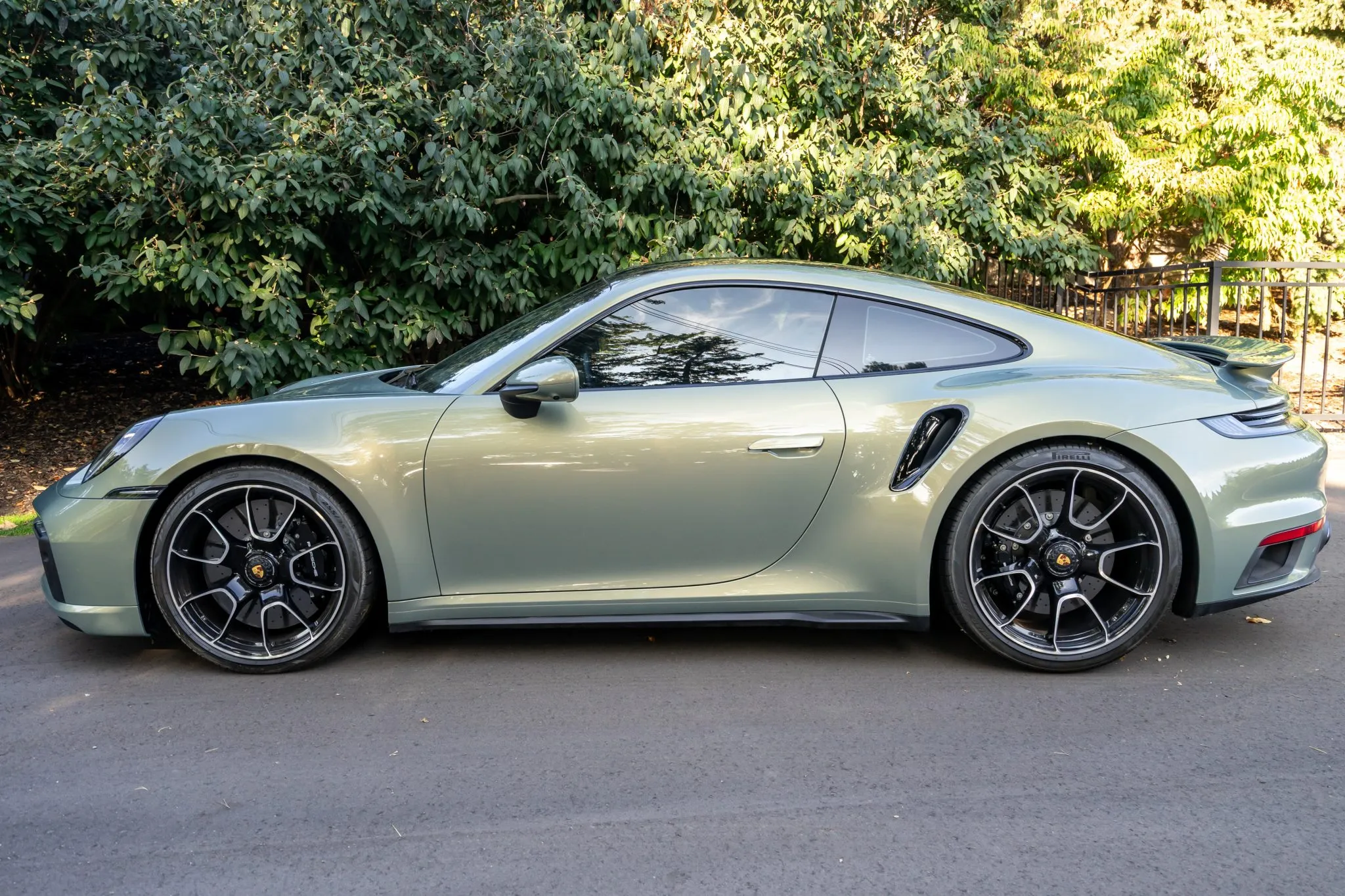 2021 Porsche 911 Turbo S Coupe In Urban Bamboo ChromaFlair