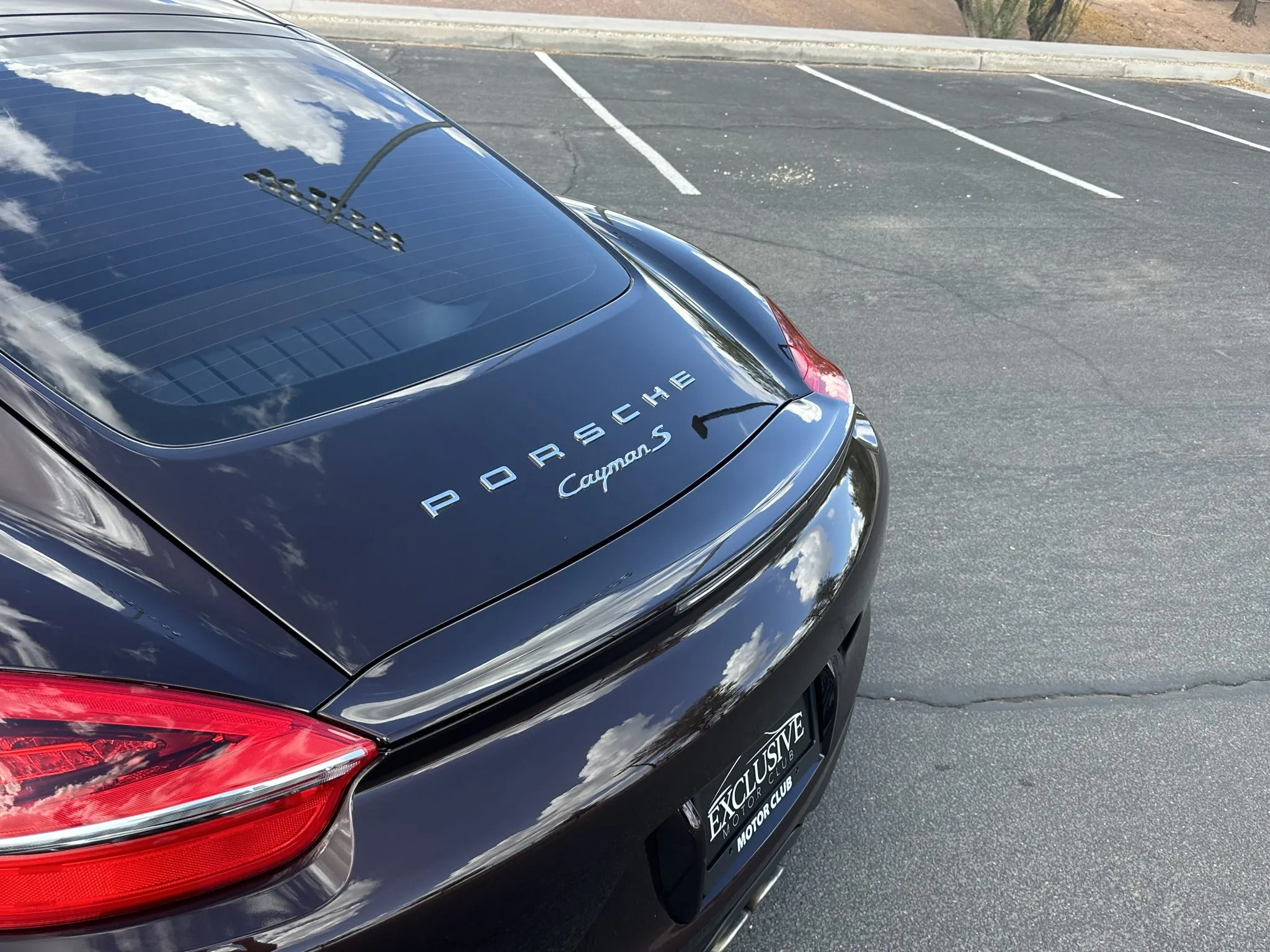 2014 Porsche Cayman S in Mahogany Metallic