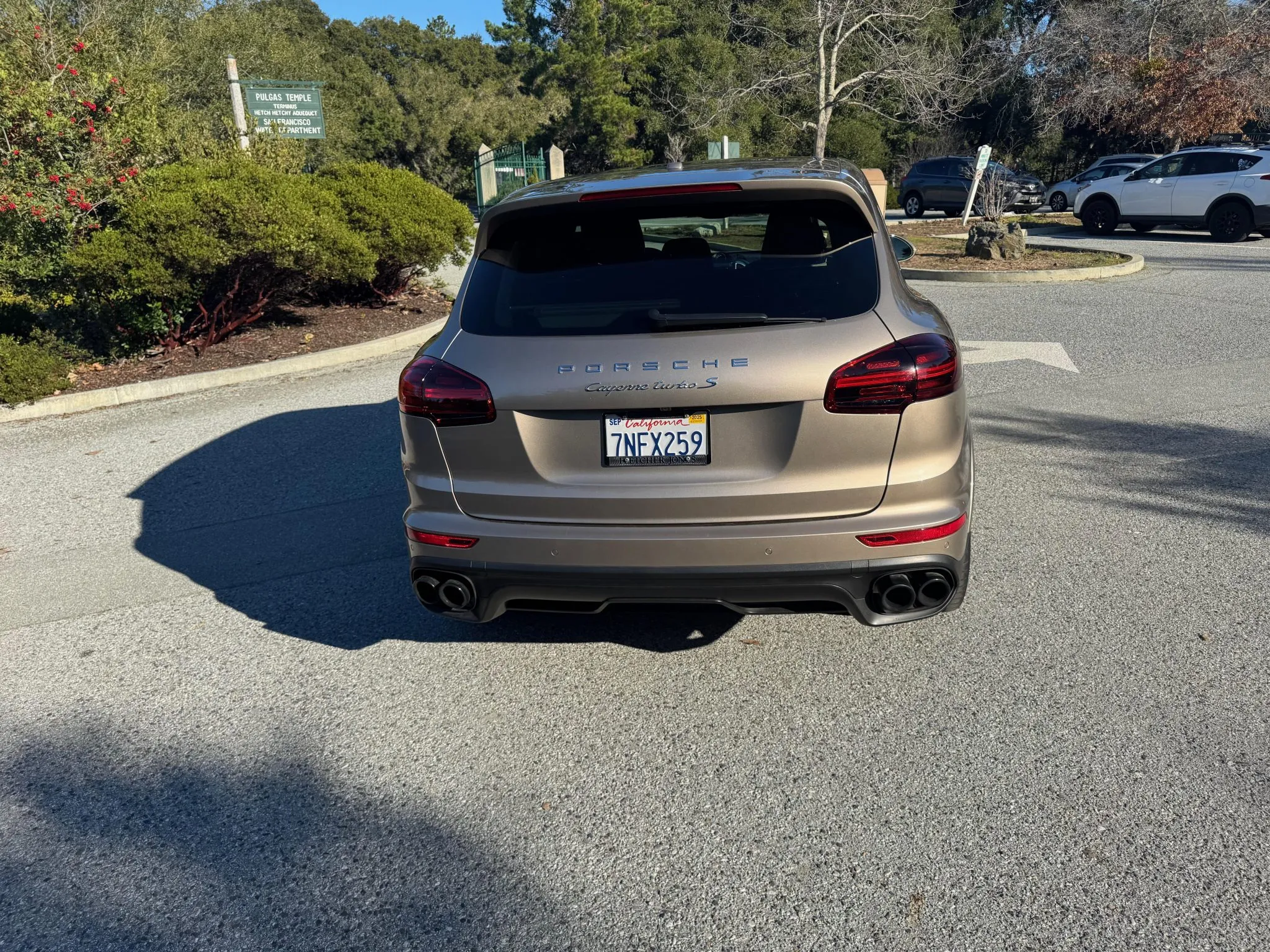 2016 Porsche Cayenne Turbo S in Palladium Metallic