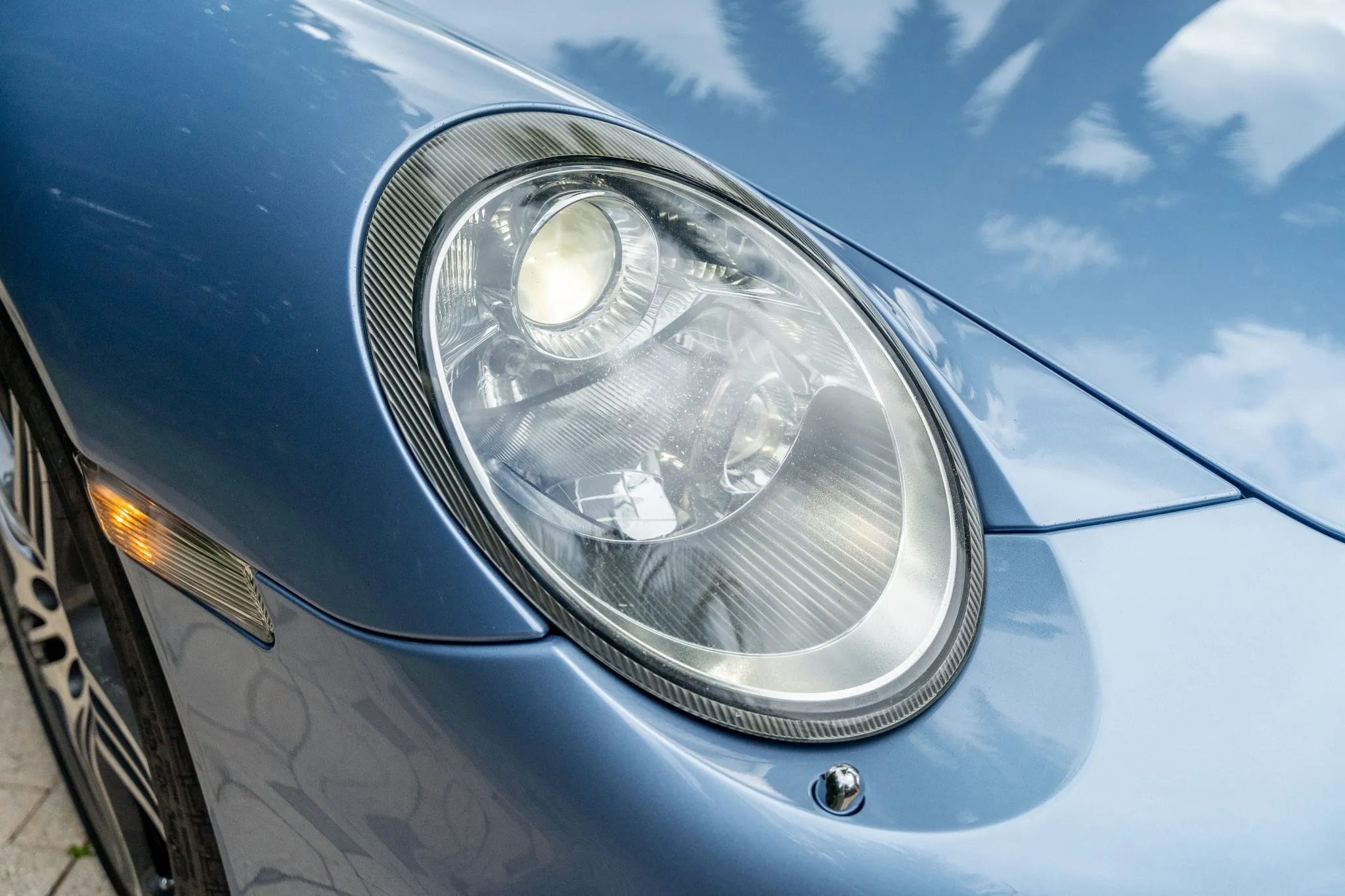 2008 Porsche 911 Turbo Coupe 6-Speed in Horizon Blue Metallic